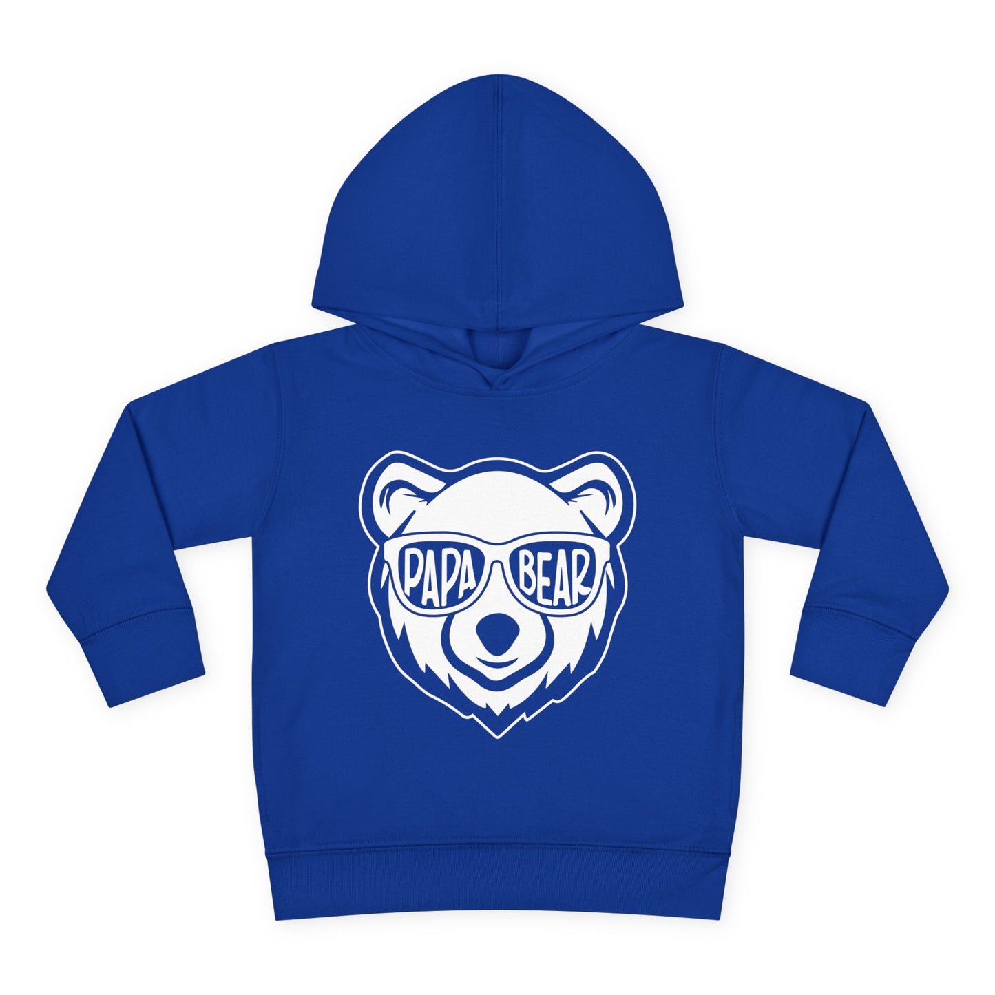 Toddler Fleece Hoodie - PAPA Bear Design