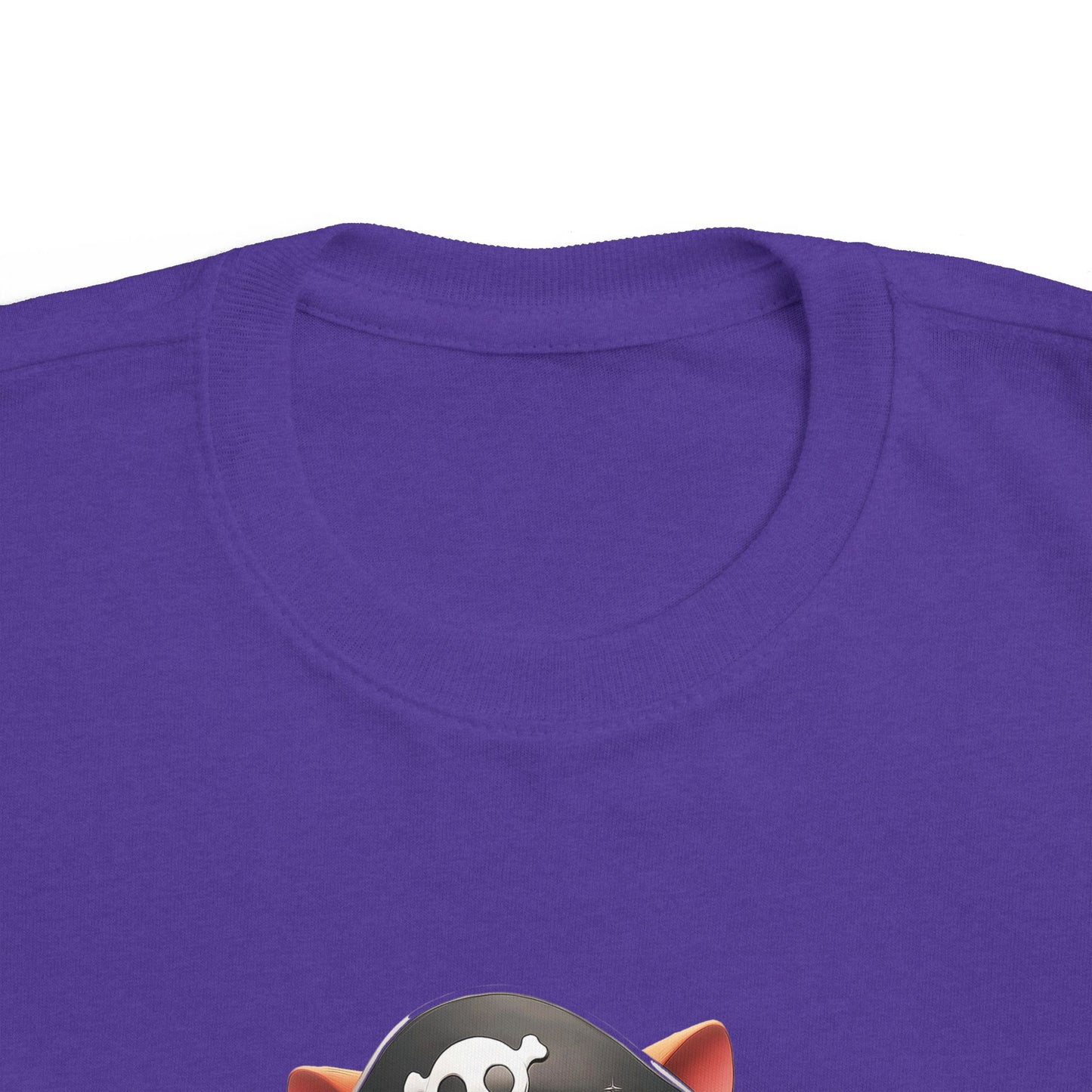 Pirate Puss Toddler Tee - Cute Kids' Pirate T-Shirt