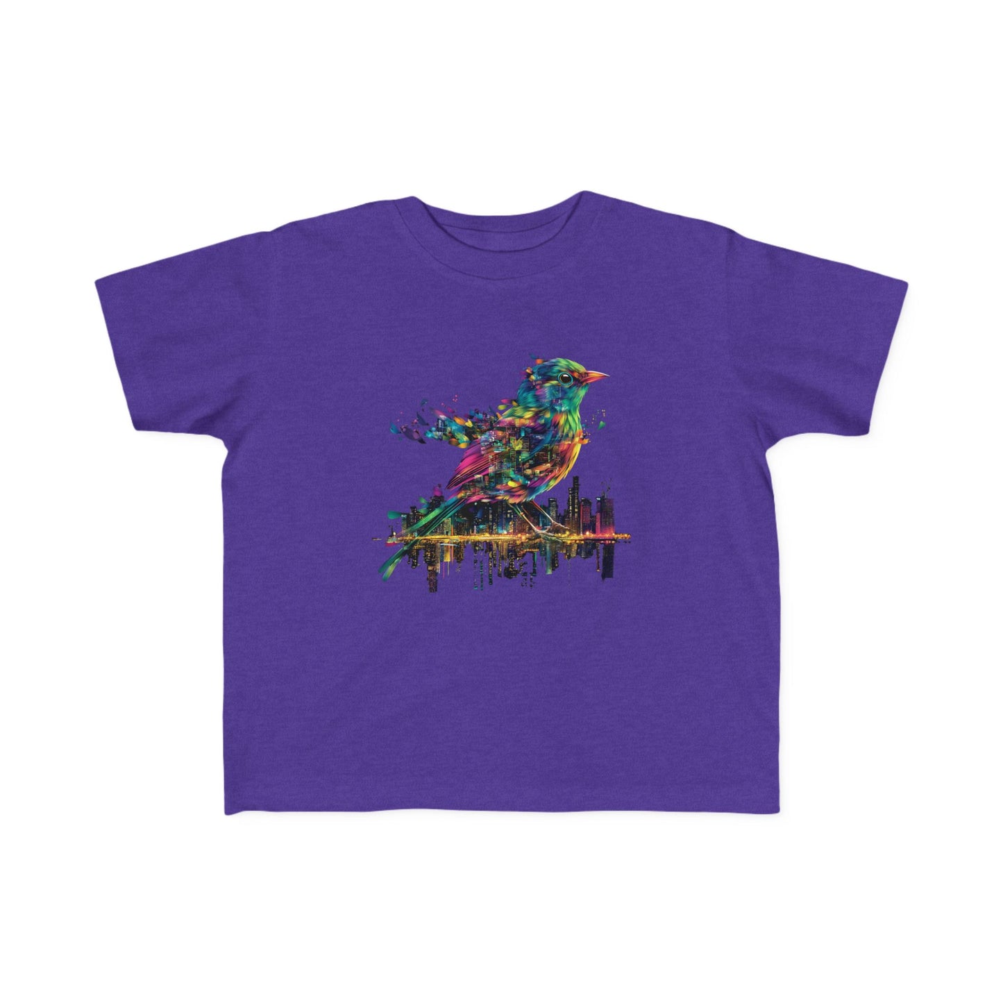 Colorful Bird Toddler Tee - Fun & Vibrant Kids Shirt