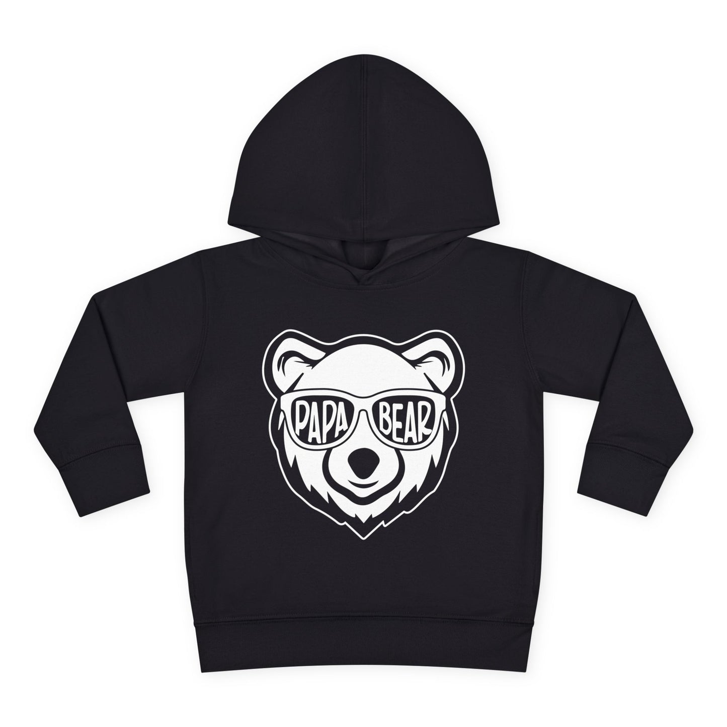 Toddler Fleece Hoodie - PAPA Bear Design