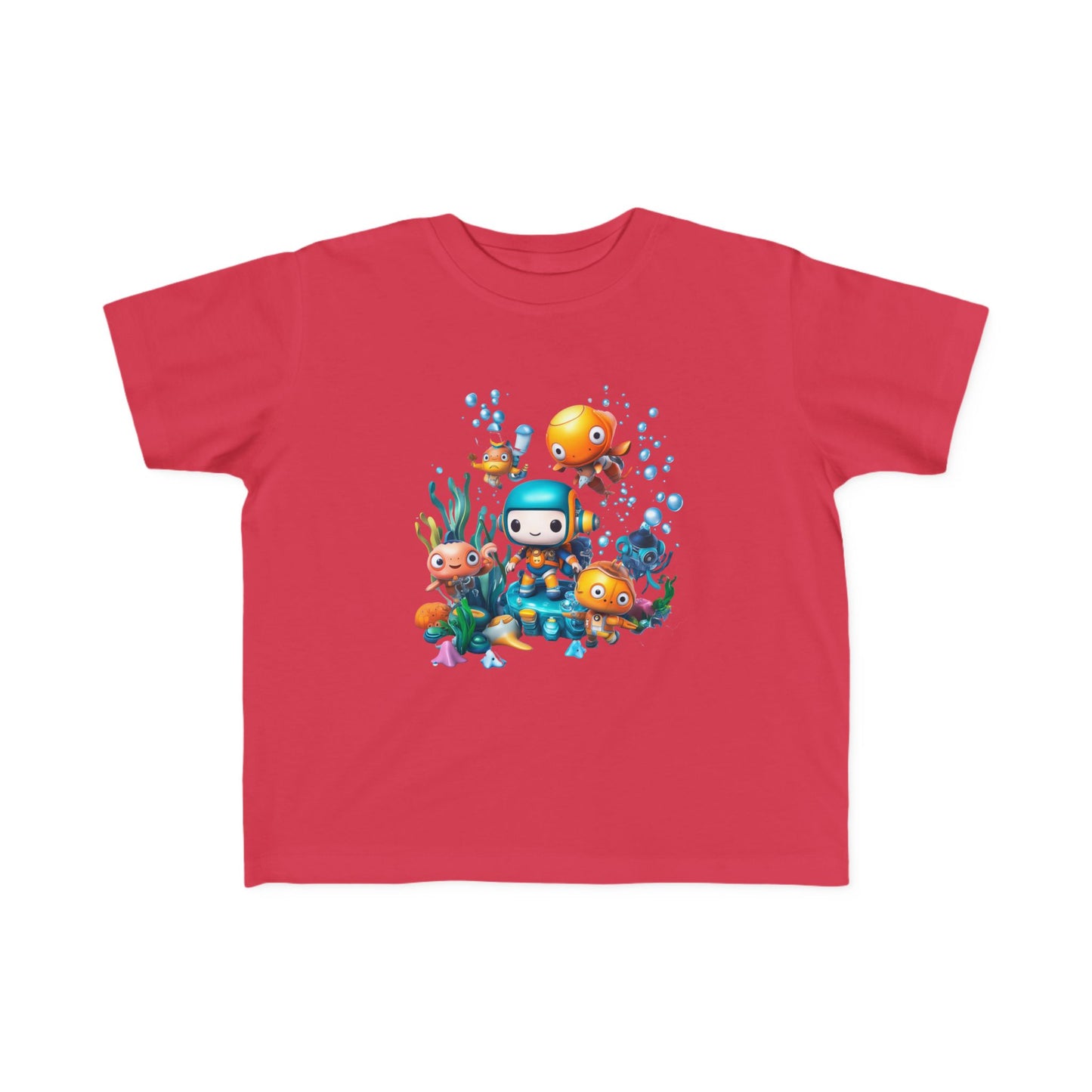 Underwater Adventure Toddler Tee - Fun Ocean Design for Kids