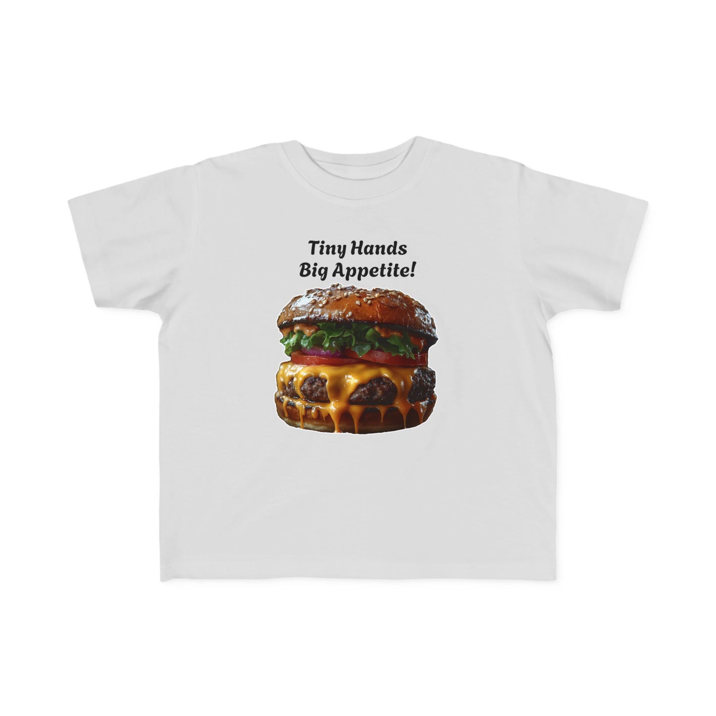 Funny Toddler Tee - "Tiny Hands Big Appetite!"