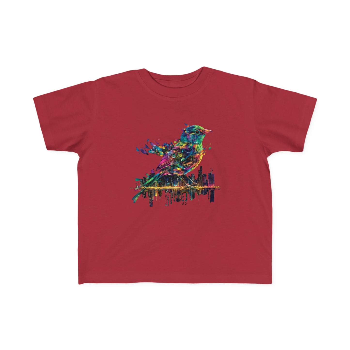 Colorful Bird Toddler Tee - Fun & Vibrant Kids Shirt