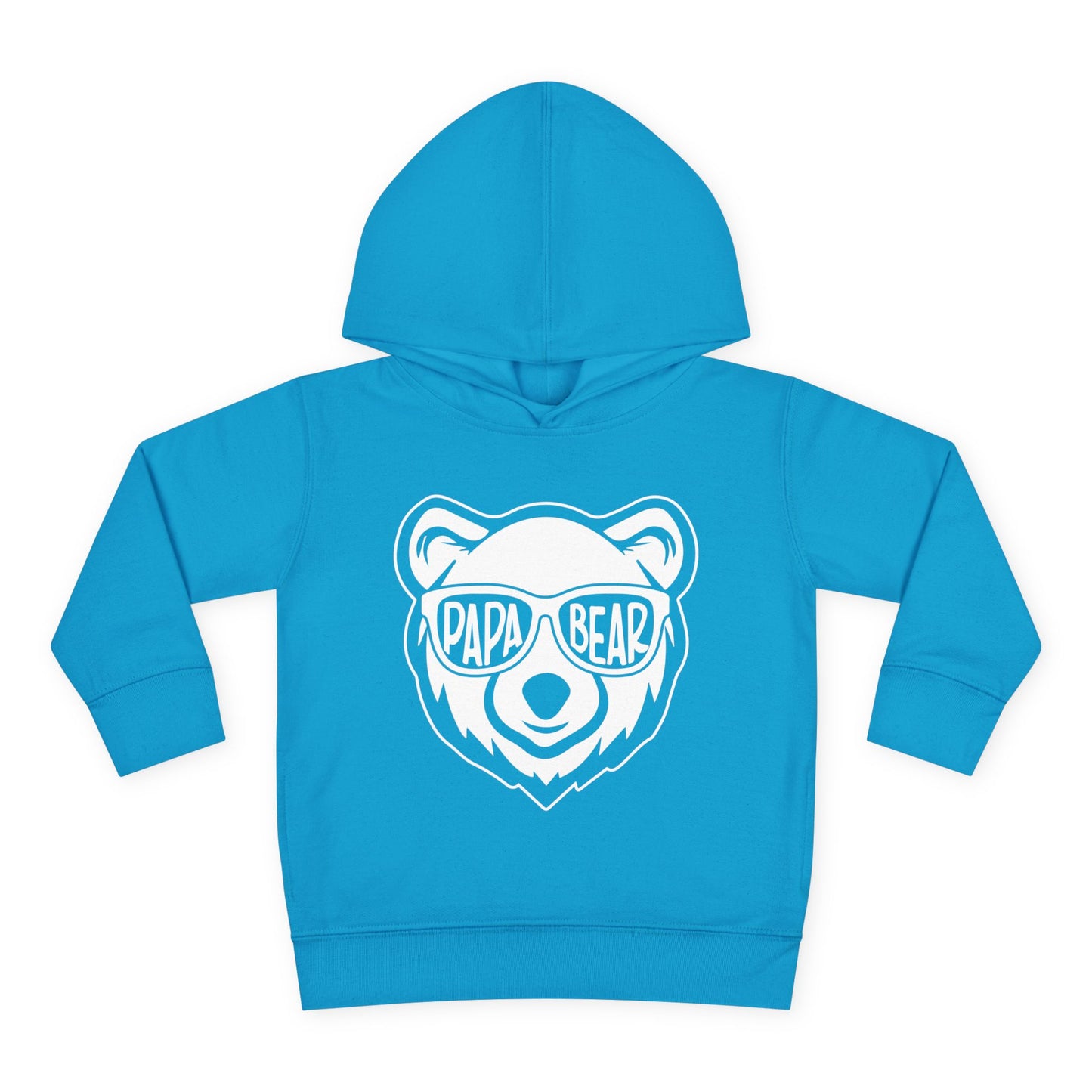 Toddler Fleece Hoodie - PAPA Bear Design