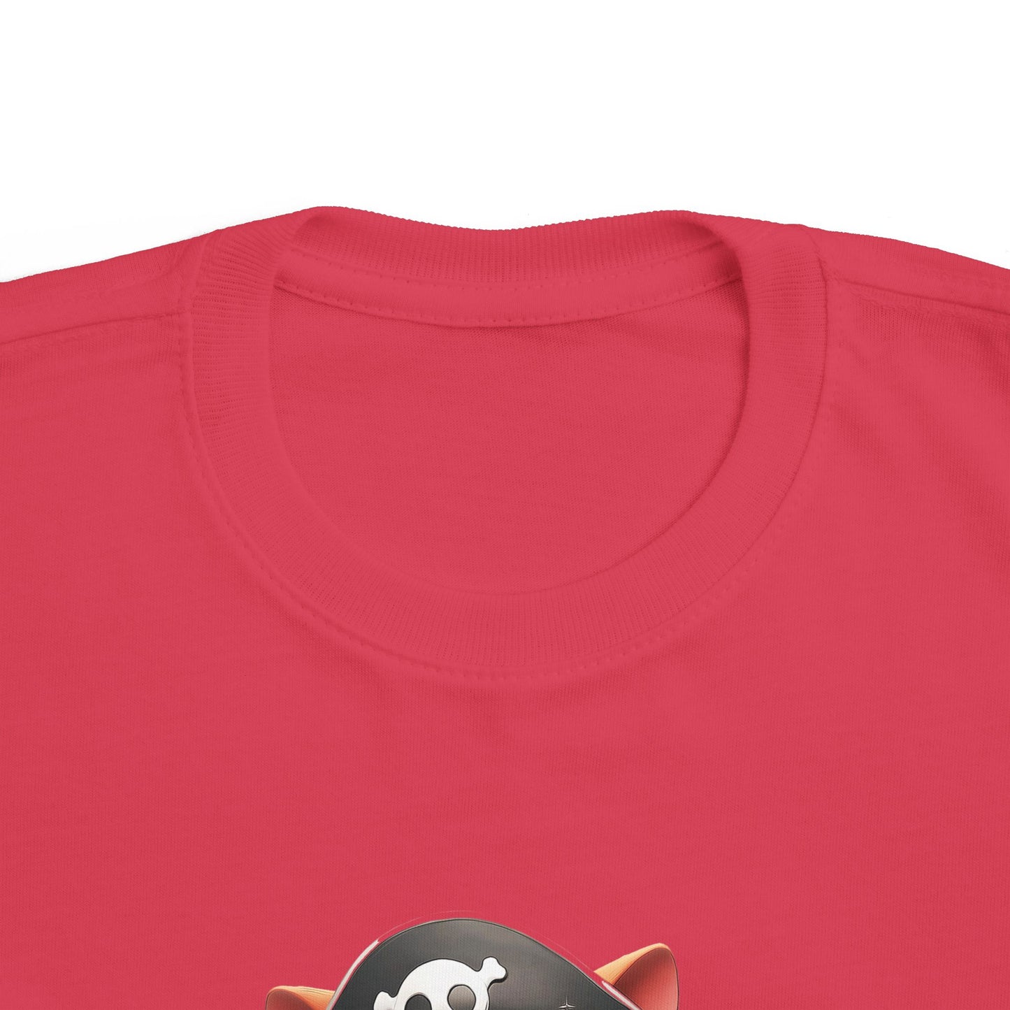 Pirate Puss Toddler Tee - Cute Kids' Pirate T-Shirt