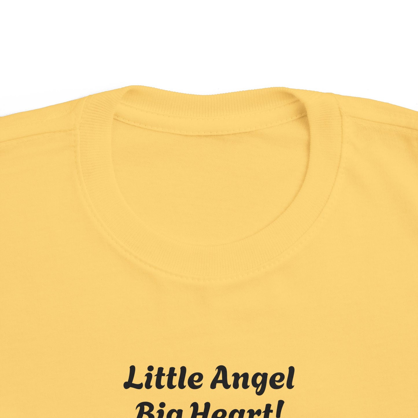 Toddler's Little Angel Big Heart Tee - Cute Kids T-Shirt for Everyday Wear