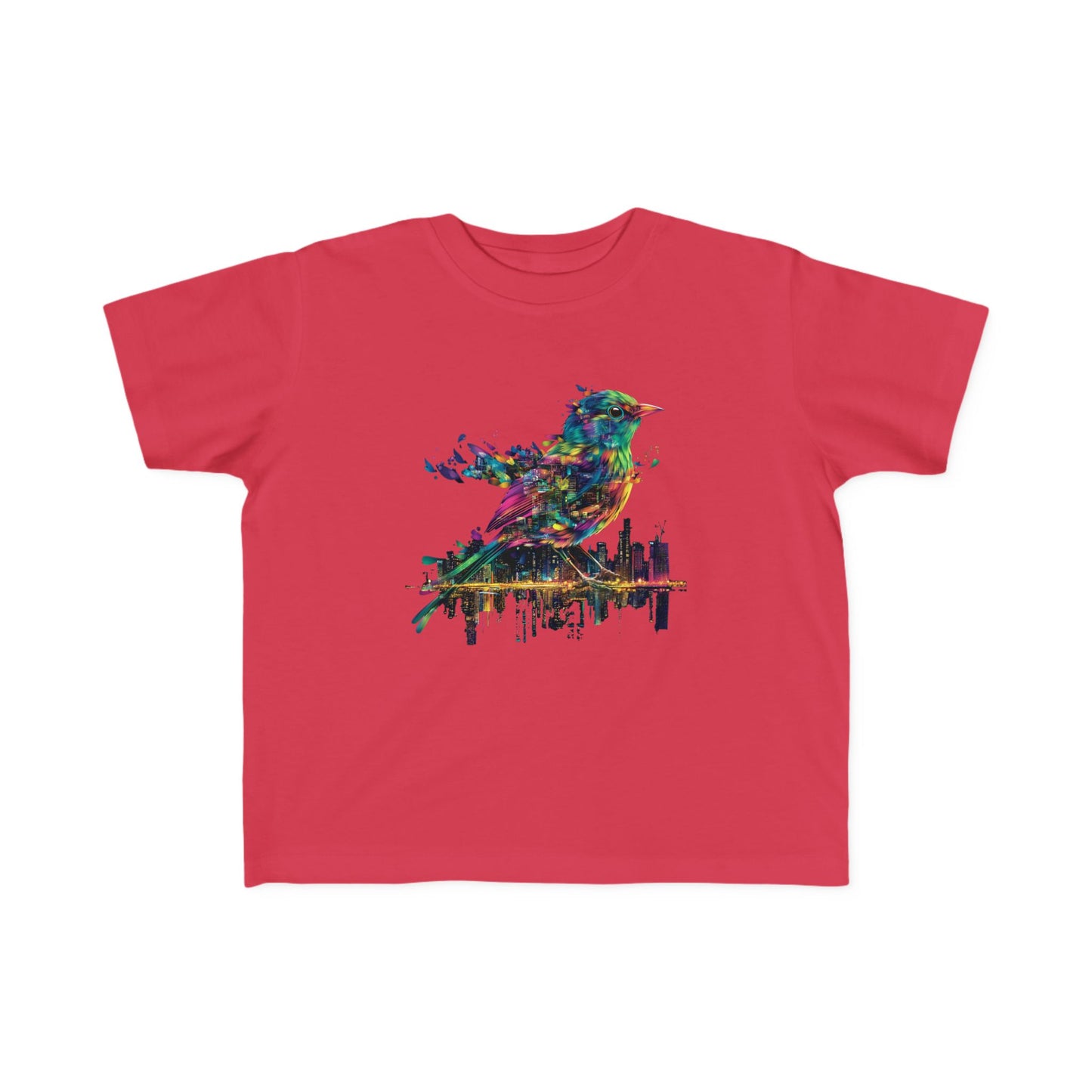 Colorful Bird Toddler Tee - Fun & Vibrant Kids Shirt