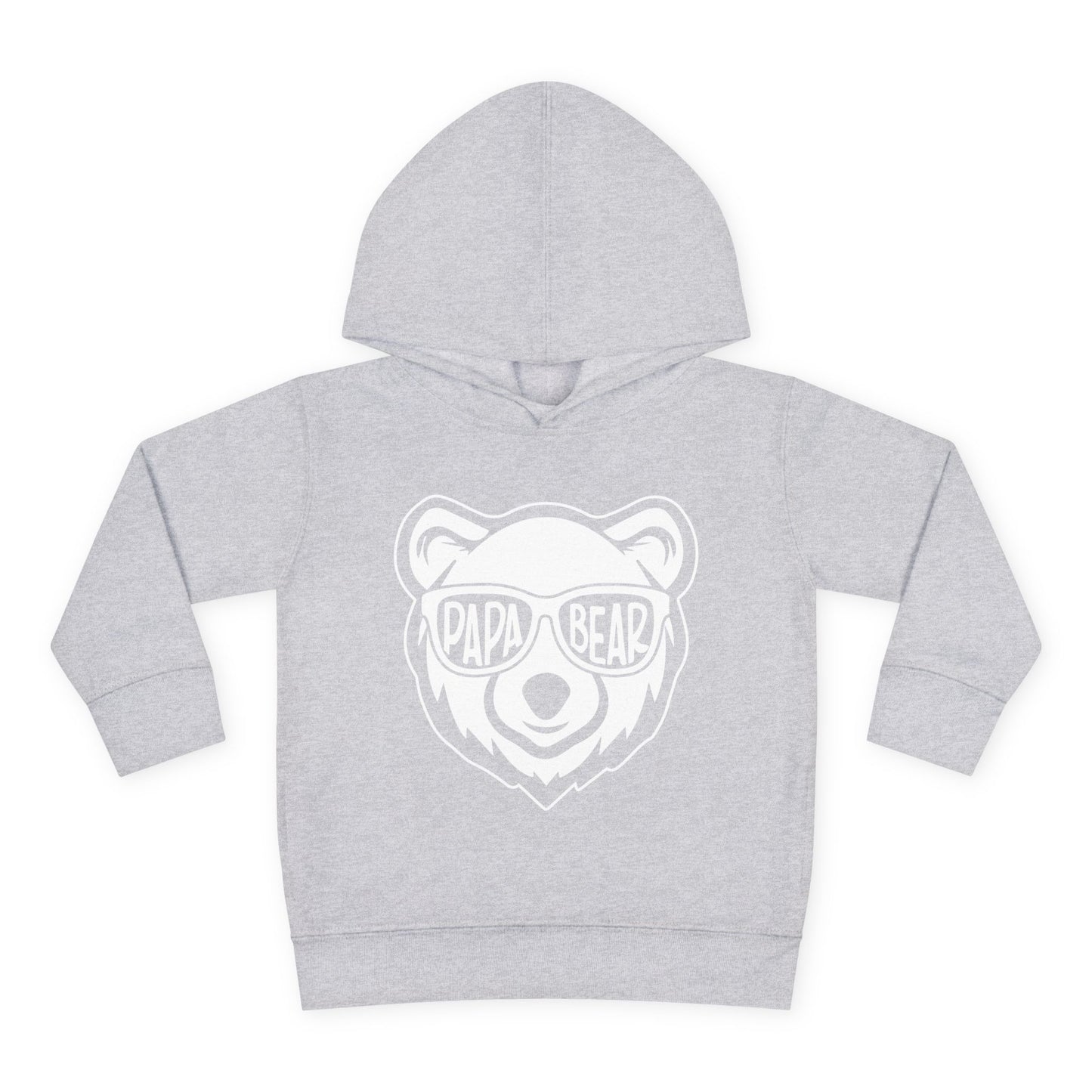 Toddler Fleece Hoodie - PAPA Bear Design