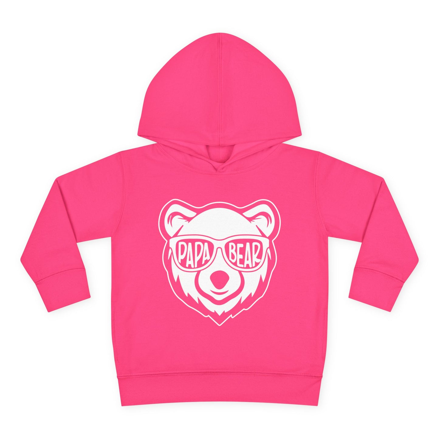 Toddler Fleece Hoodie - PAPA Bear Design