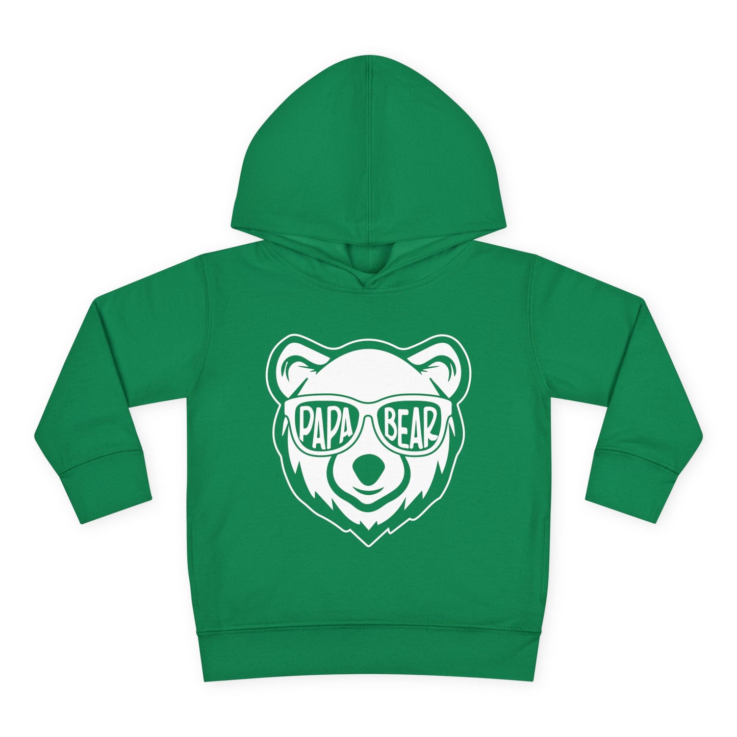 Toddler Fleece Hoodie - PAPA Bear Design