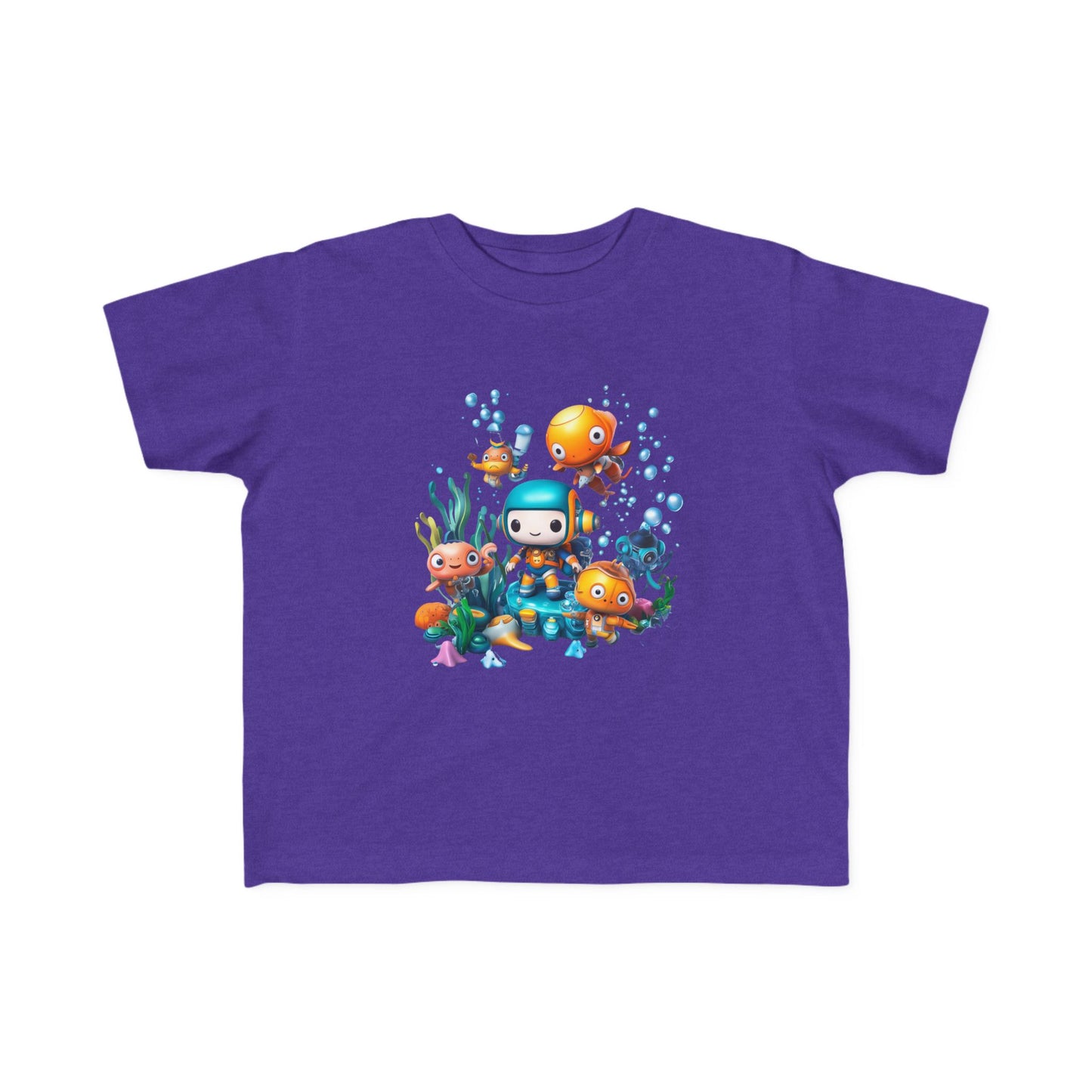 Underwater Adventure Toddler Tee - Fun Ocean Design for Kids