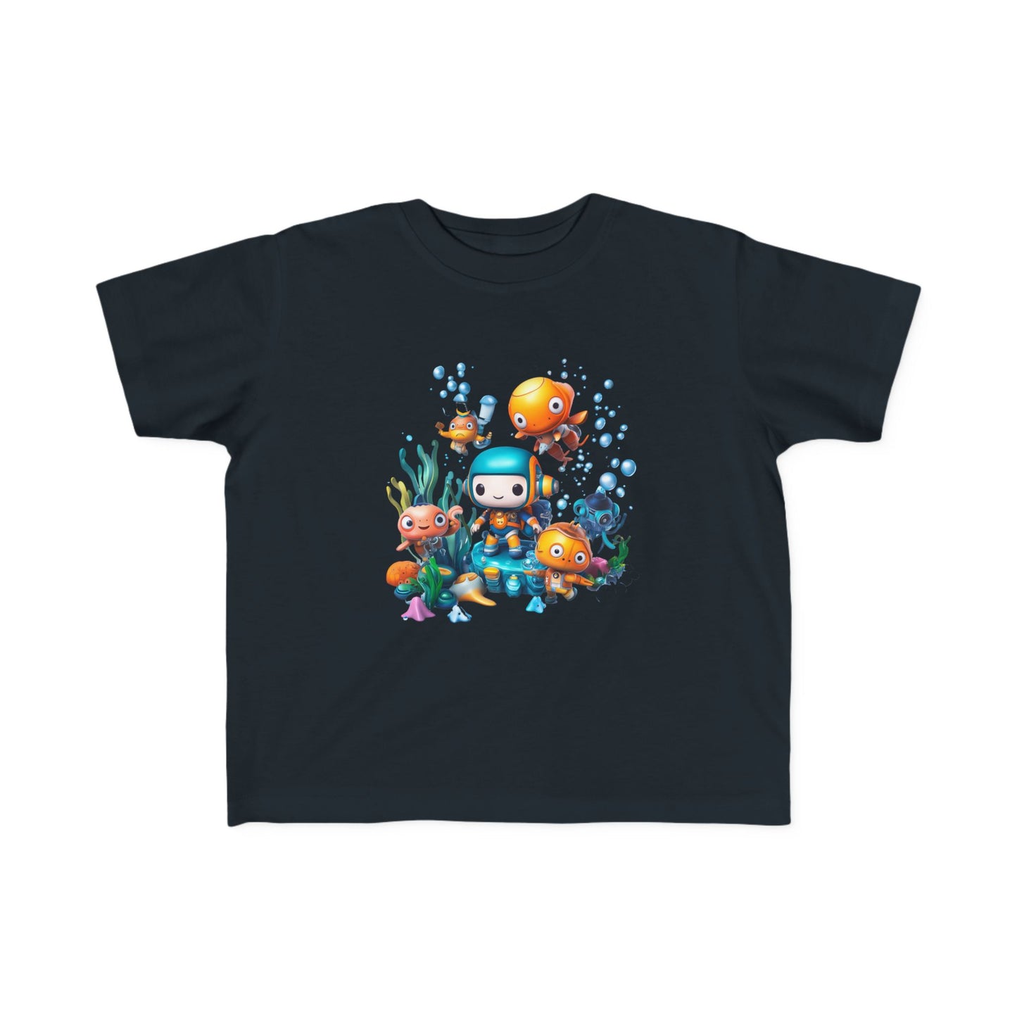 Underwater Adventure Toddler Tee - Fun Ocean Design for Kids