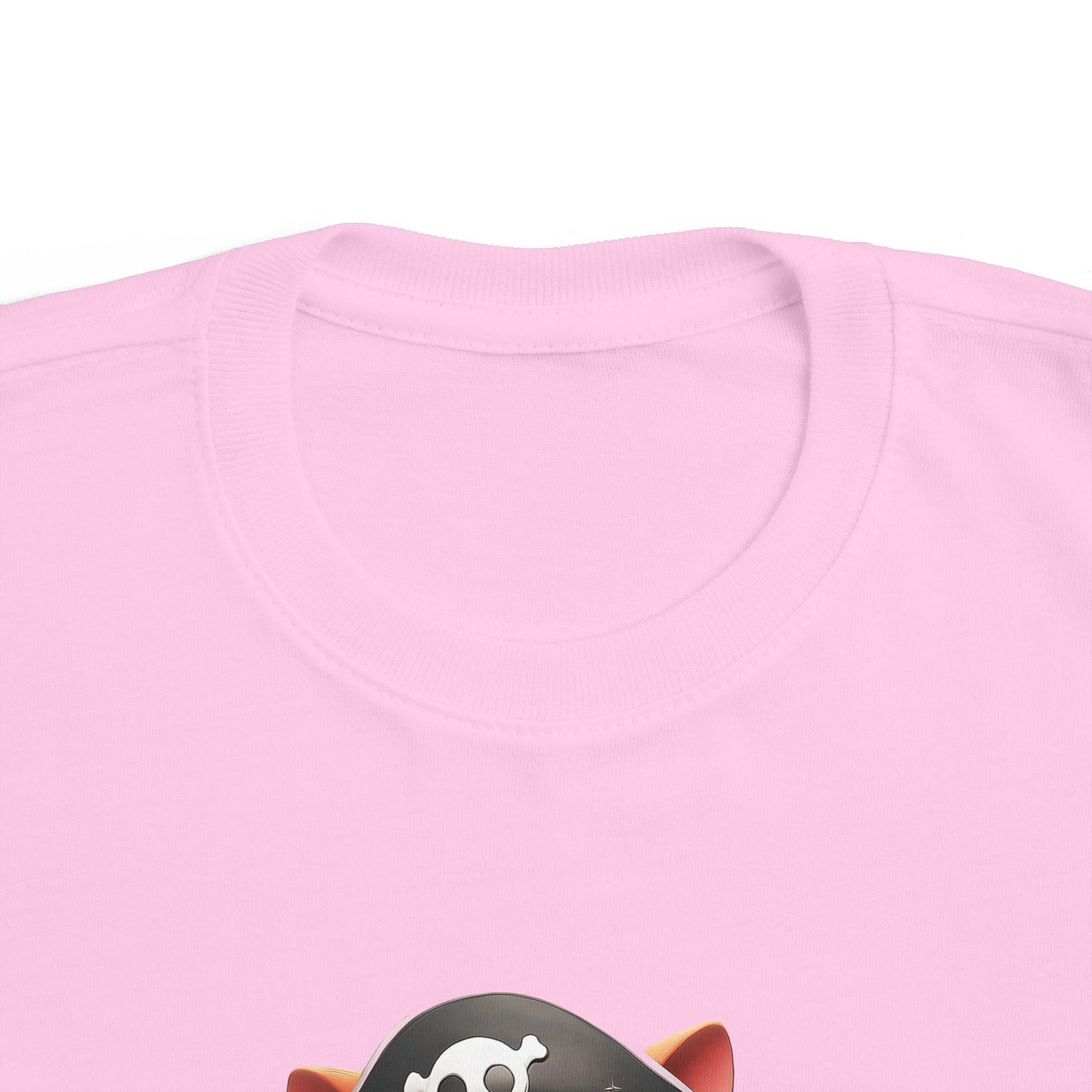 Pirate Puss Toddler Tee - Cute Kids' Pirate T-Shirt