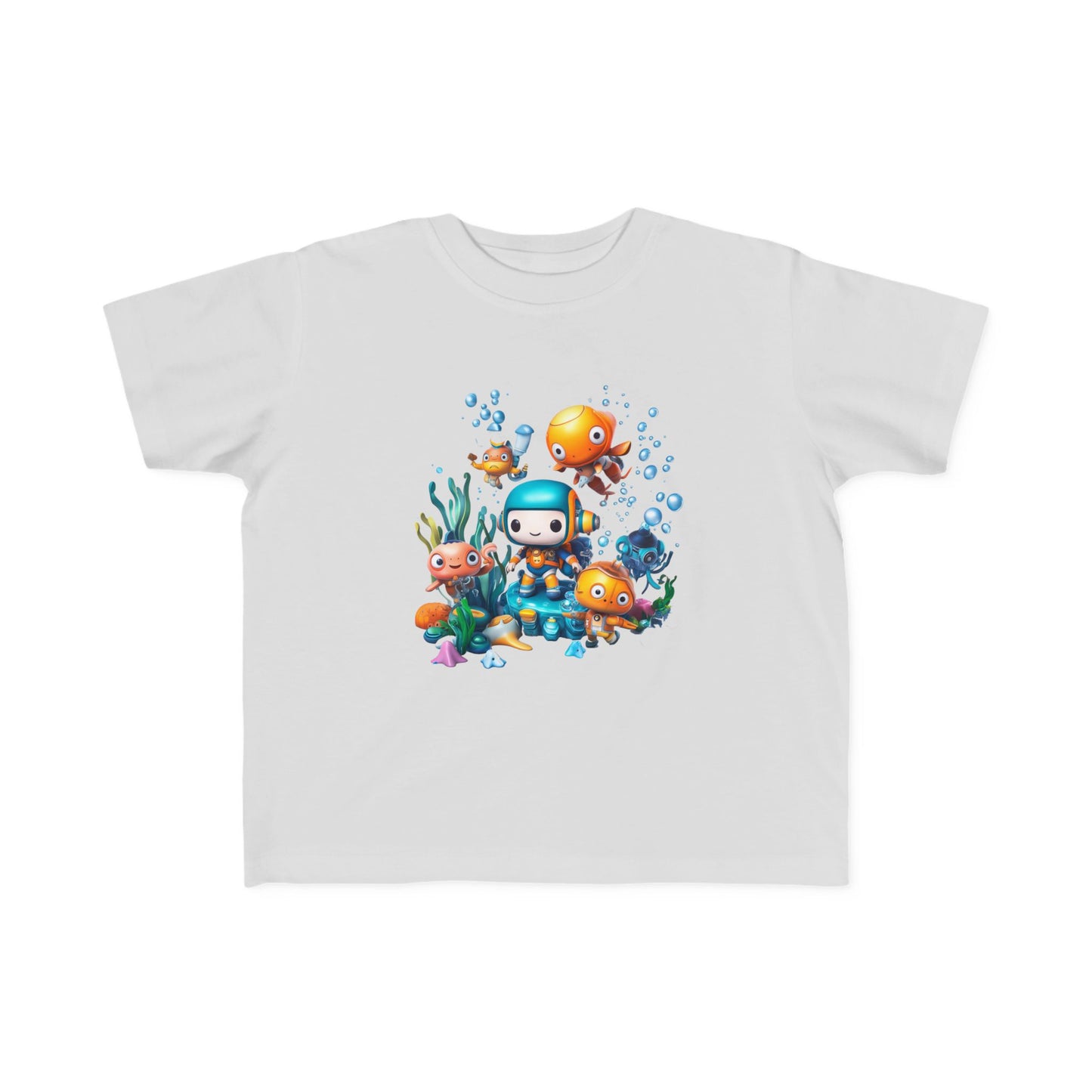 Underwater Adventure Toddler Tee - Fun Ocean Design for Kids