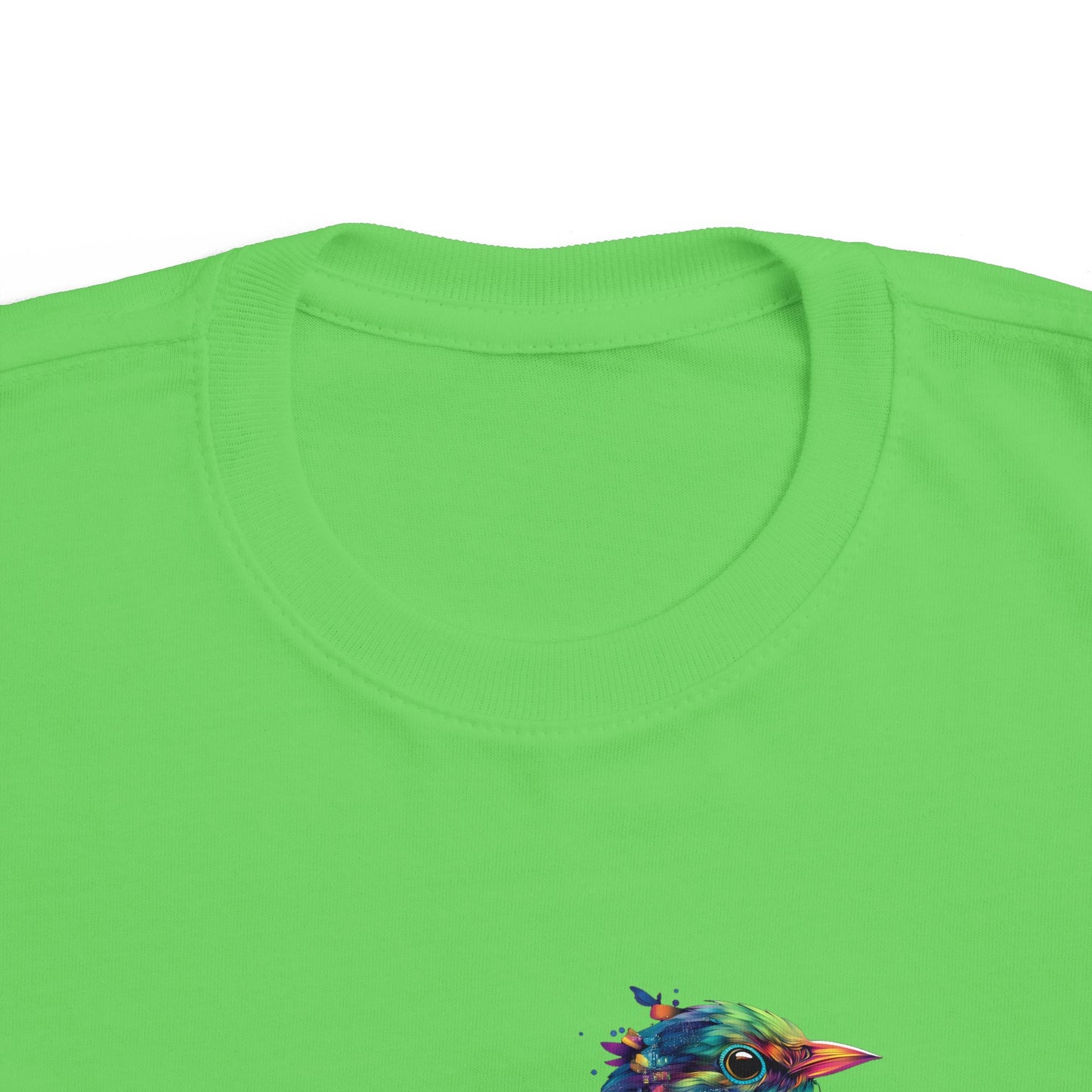 Colorful Bird Toddler Tee - Fun & Vibrant Kids Shirt