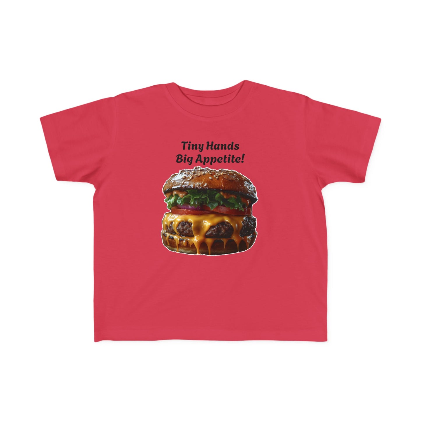 Funny Toddler Tee - "Tiny Hands Big Appetite!"