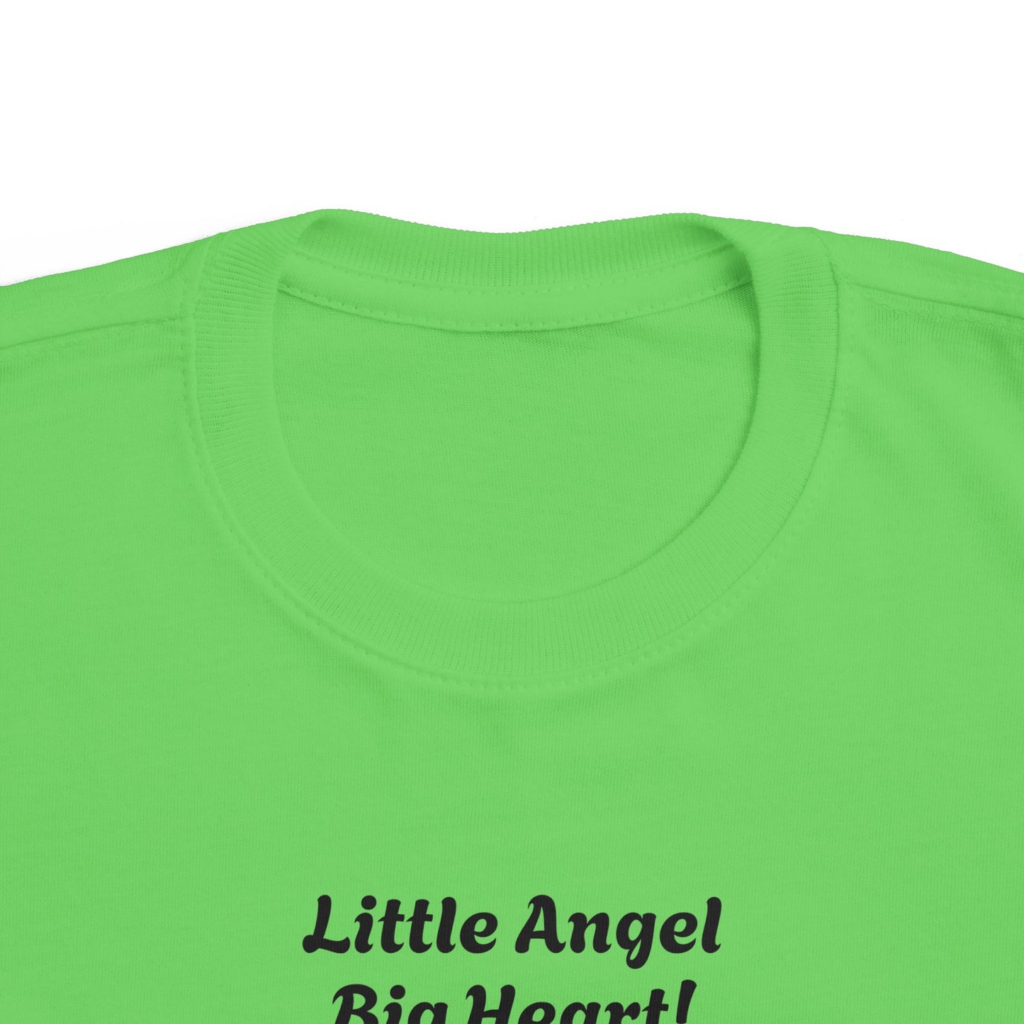 Toddler's Little Angel Big Heart Tee - Cute Kids T-Shirt for Everyday Wear