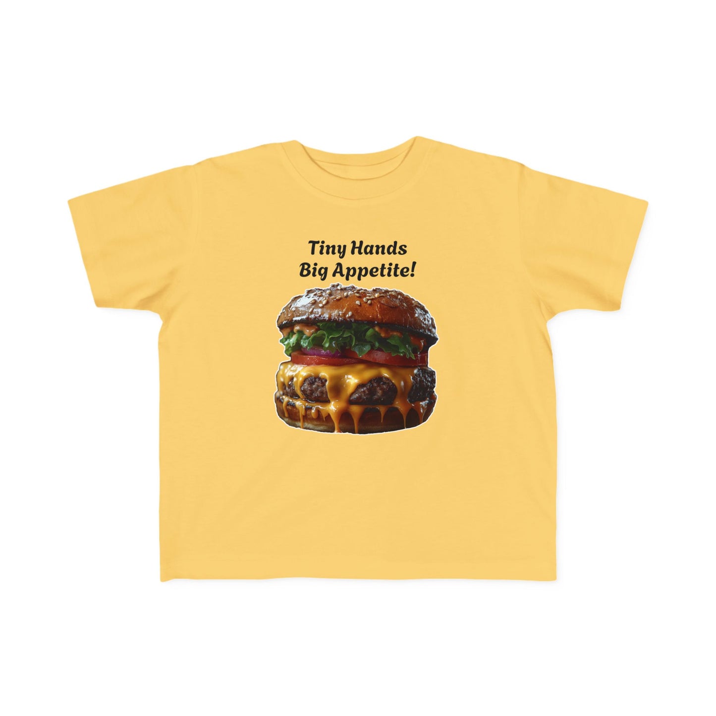 Funny Toddler Tee - "Tiny Hands Big Appetite!"