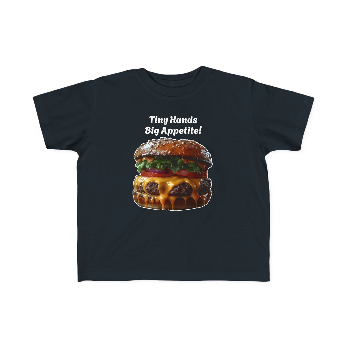 Funny Toddler Tee - "Tiny Hands Big Appetite!"