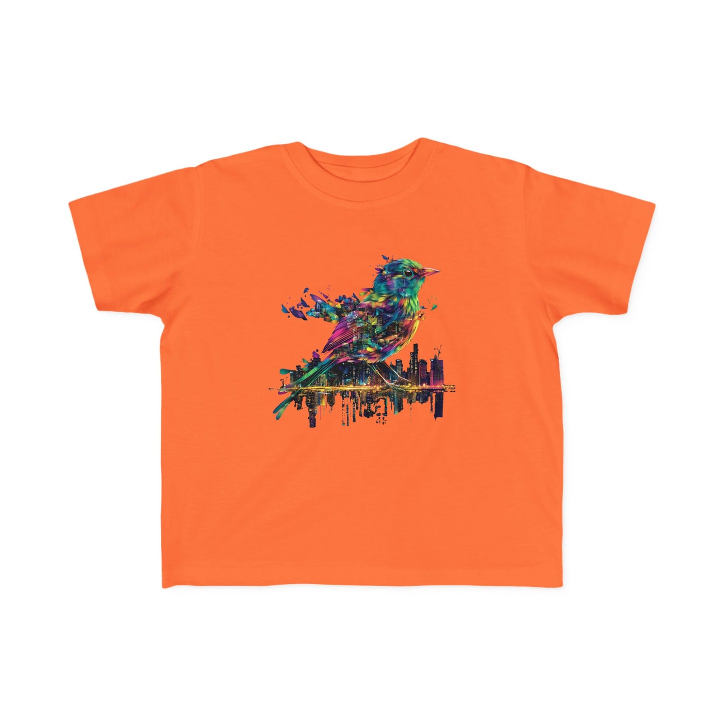 Colorful Bird Toddler Tee - Fun & Vibrant Kids Shirt