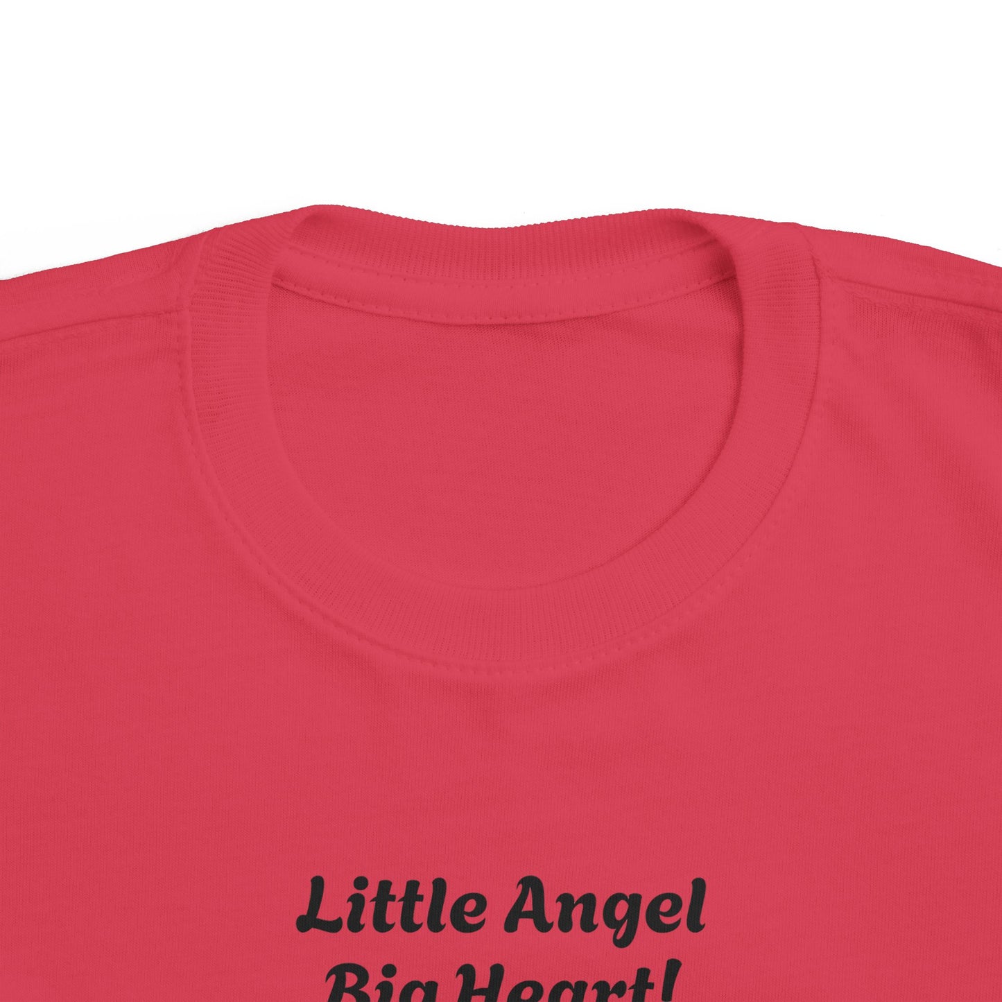 Toddler's Little Angel Big Heart Tee - Cute Kids T-Shirt for Everyday Wear