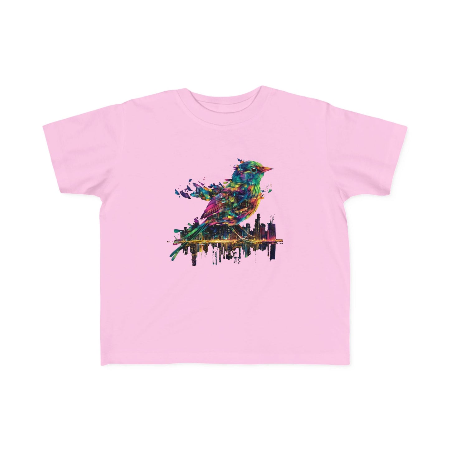 Colorful Bird Toddler Tee - Fun & Vibrant Kids Shirt