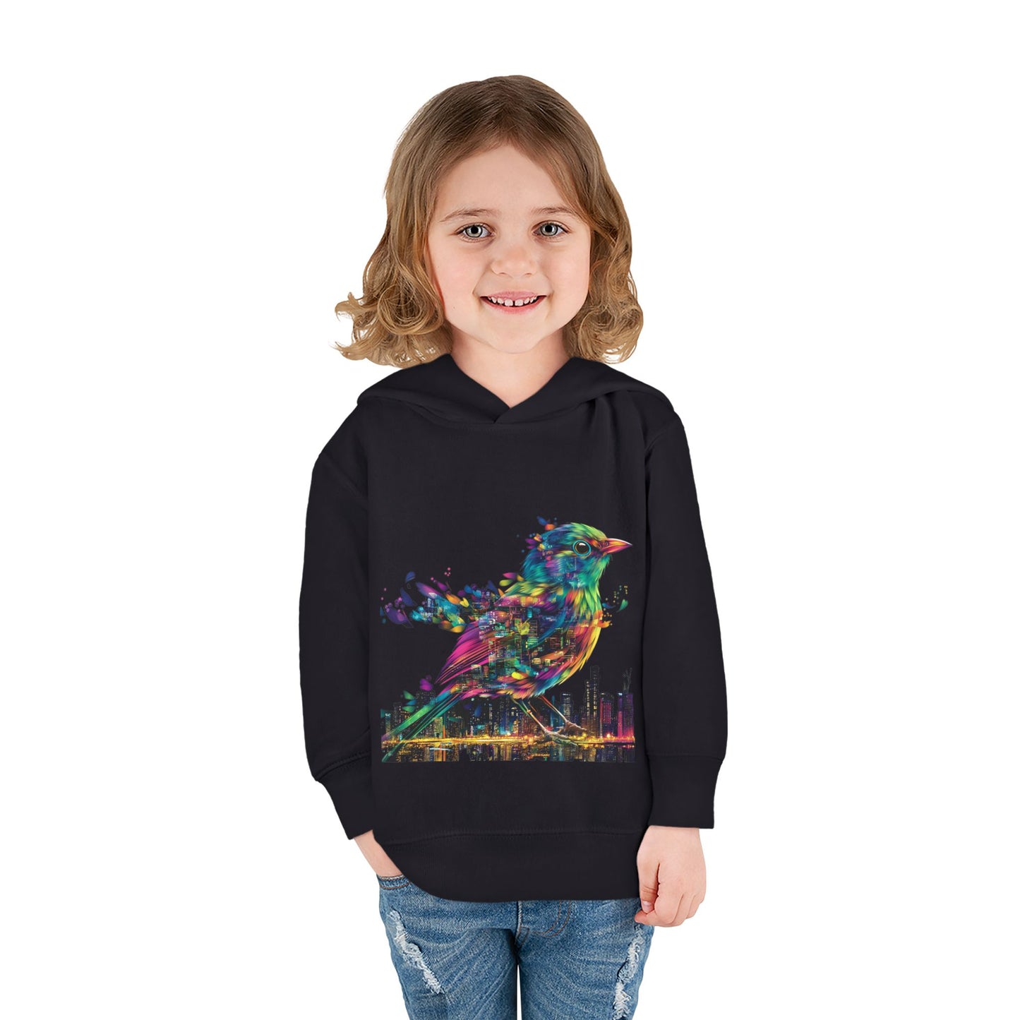 Colorful Birdy Toddler Hoodie