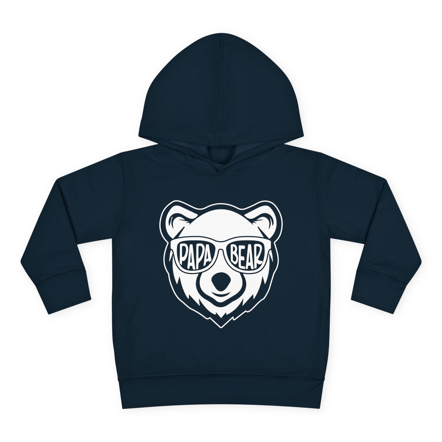 Toddler Fleece Hoodie - PAPA Bear Design