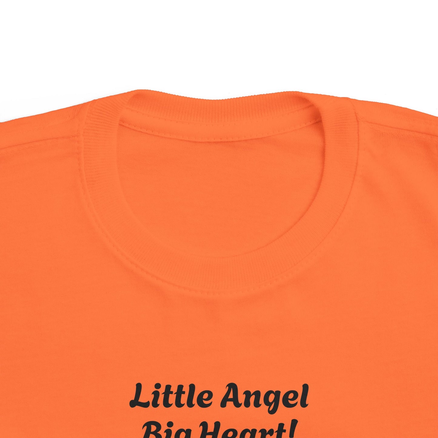 Toddler's Little Angel Big Heart Tee - Cute Kids T-Shirt for Everyday Wear