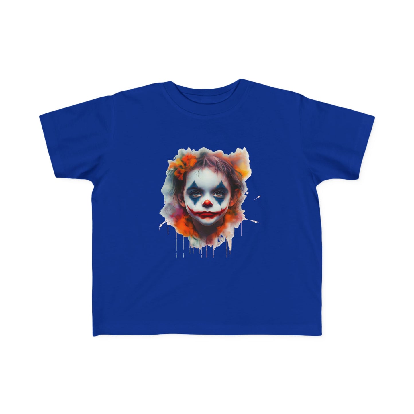 Toddler's Joker Art Tee - Colorful Clown Design for Playful Kids