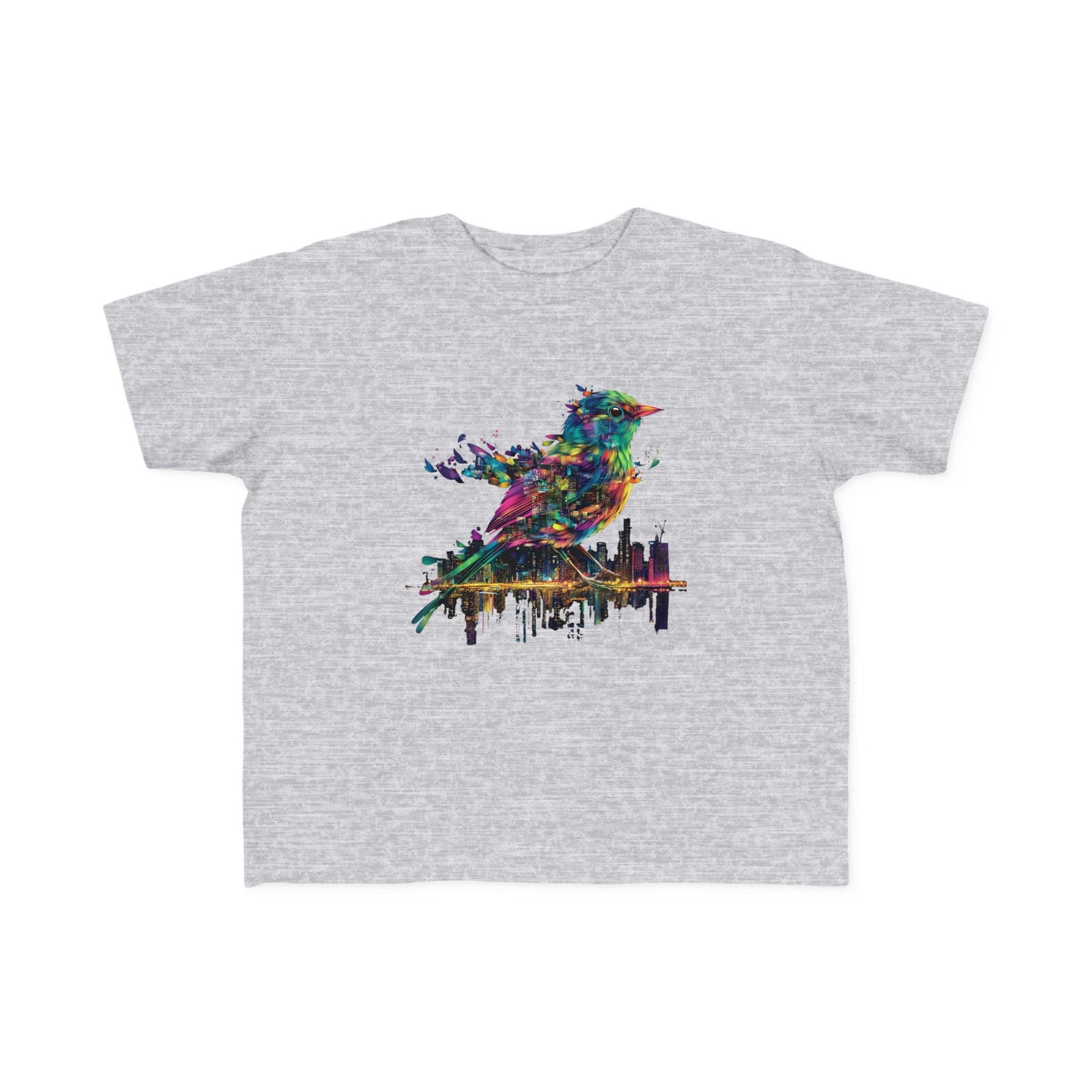 Colorful Bird Toddler Tee - Fun & Vibrant Kids Shirt