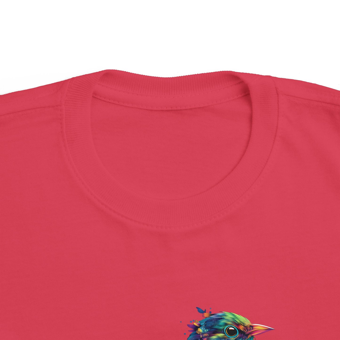 Colorful Bird Toddler Tee - Fun & Vibrant Kids Shirt