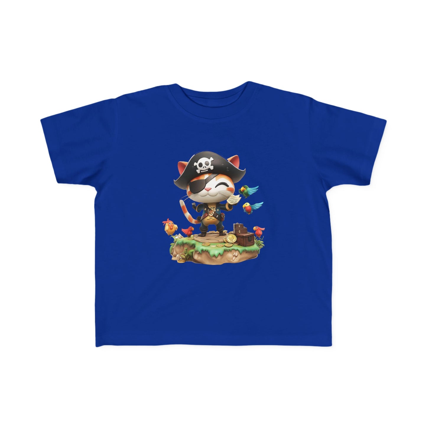 Pirate Puss Toddler Tee - Cute Kids' Pirate T-Shirt