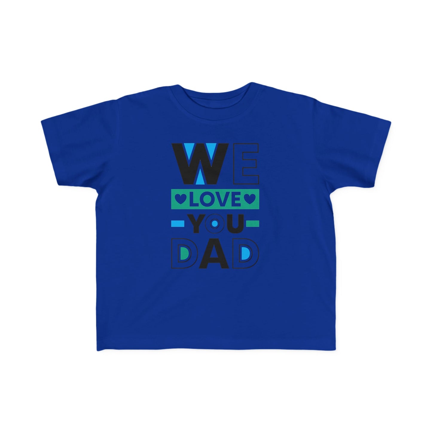 Toddler's Love for Dad Tee - Adorable Graphic T-Shirt for Father's Day and Everyday Wear