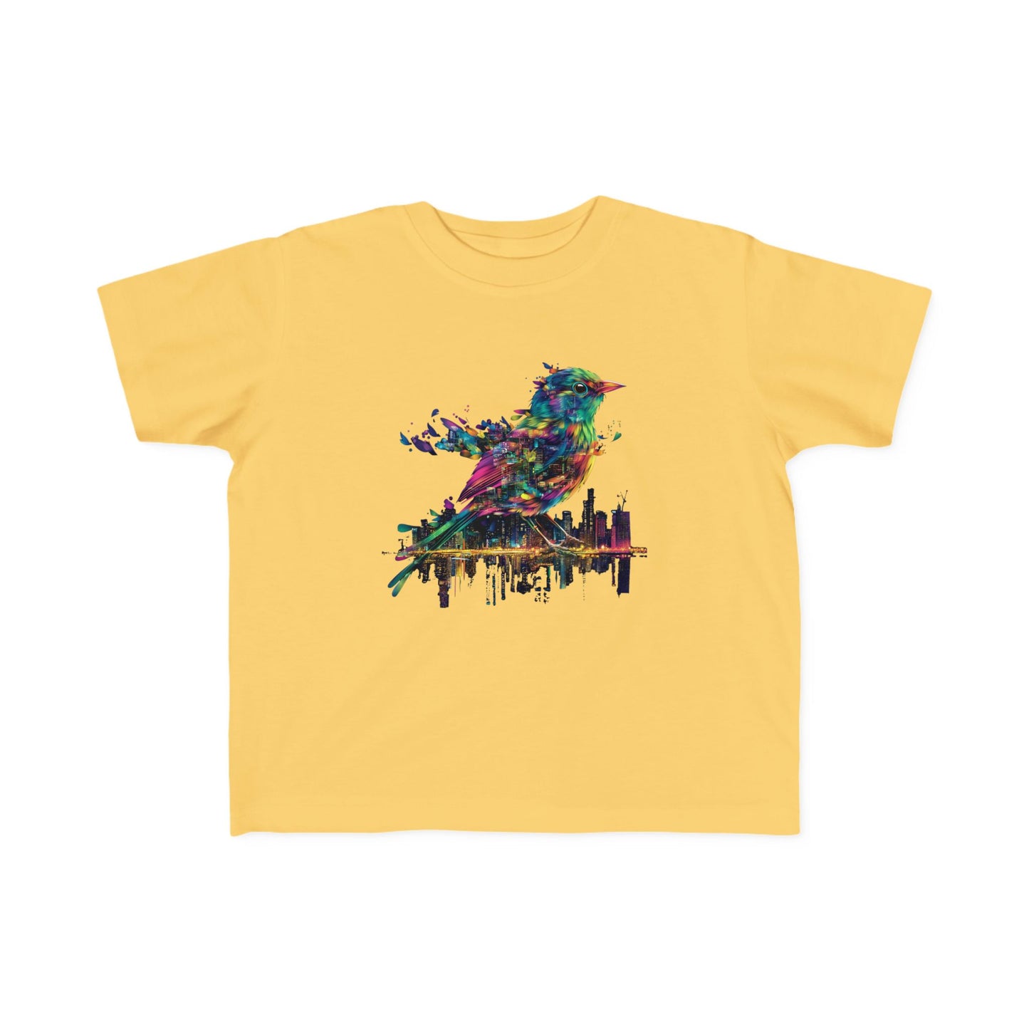 Colorful Bird Toddler Tee - Fun & Vibrant Kids Shirt