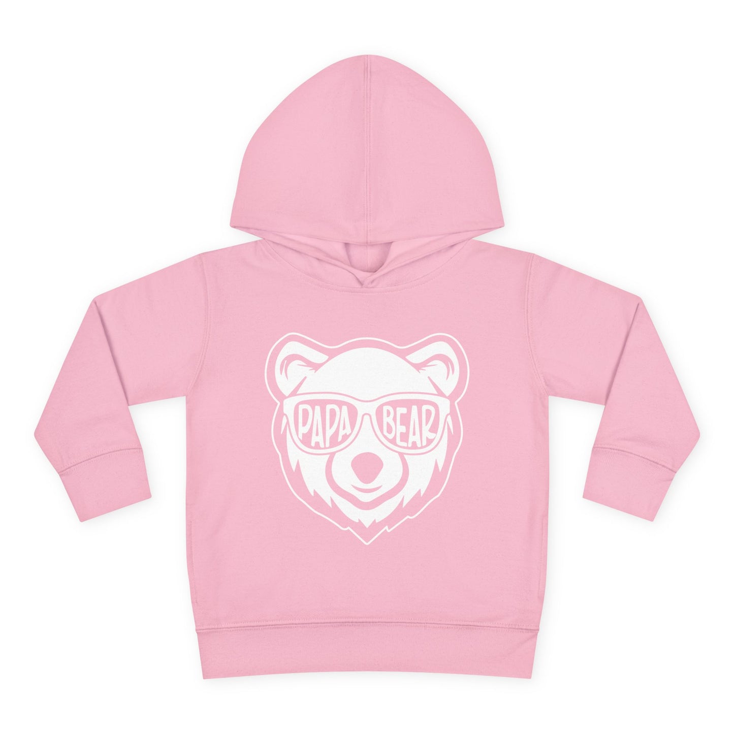 Toddler Fleece Hoodie - PAPA Bear Design