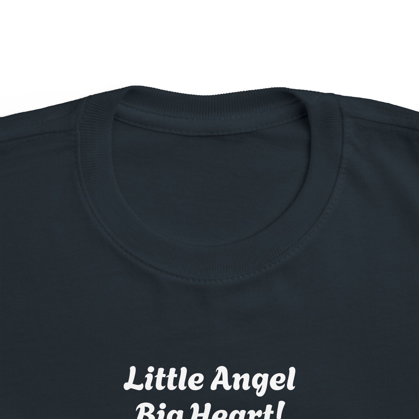 Toddler's Little Angel Big Heart Tee - Cute Kids T-Shirt for Everyday Wear