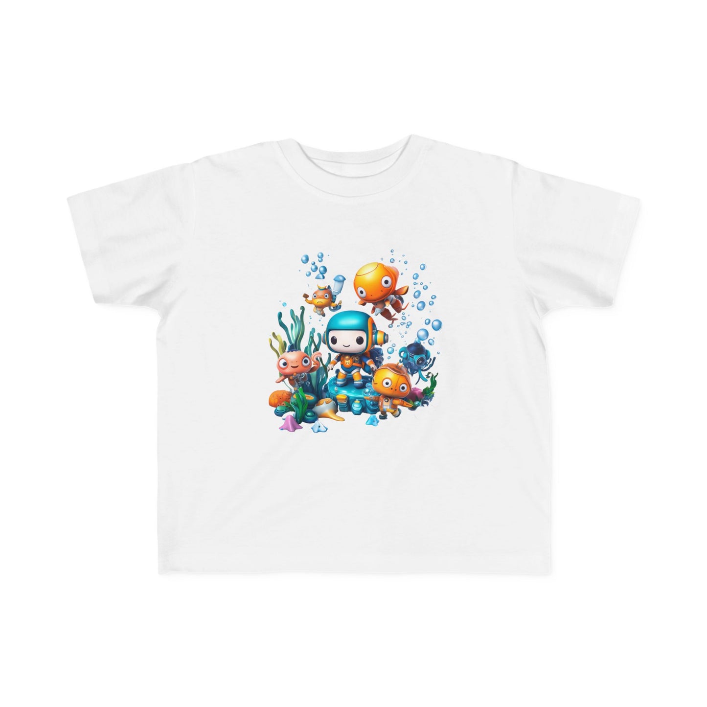 Underwater Adventure Toddler Tee - Fun Ocean Design for Kids