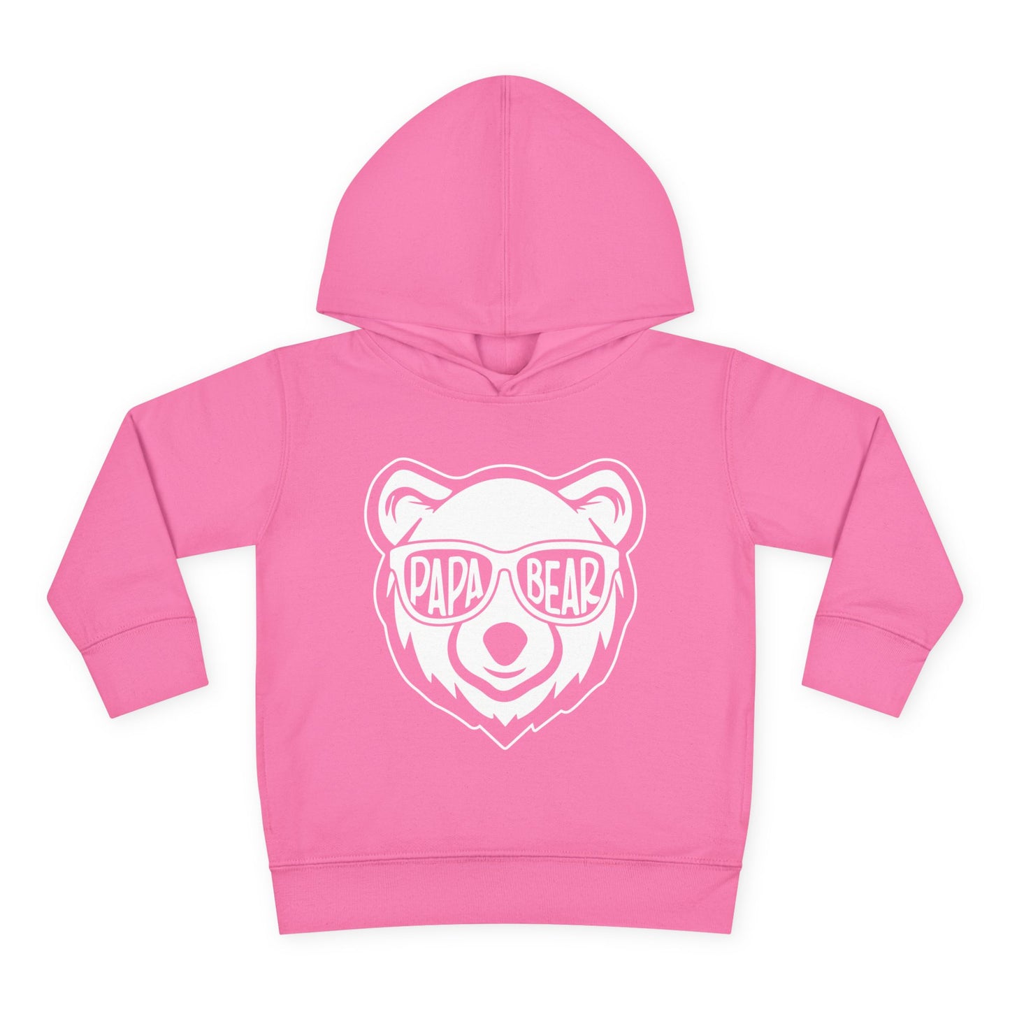 Toddler Fleece Hoodie - PAPA Bear Design