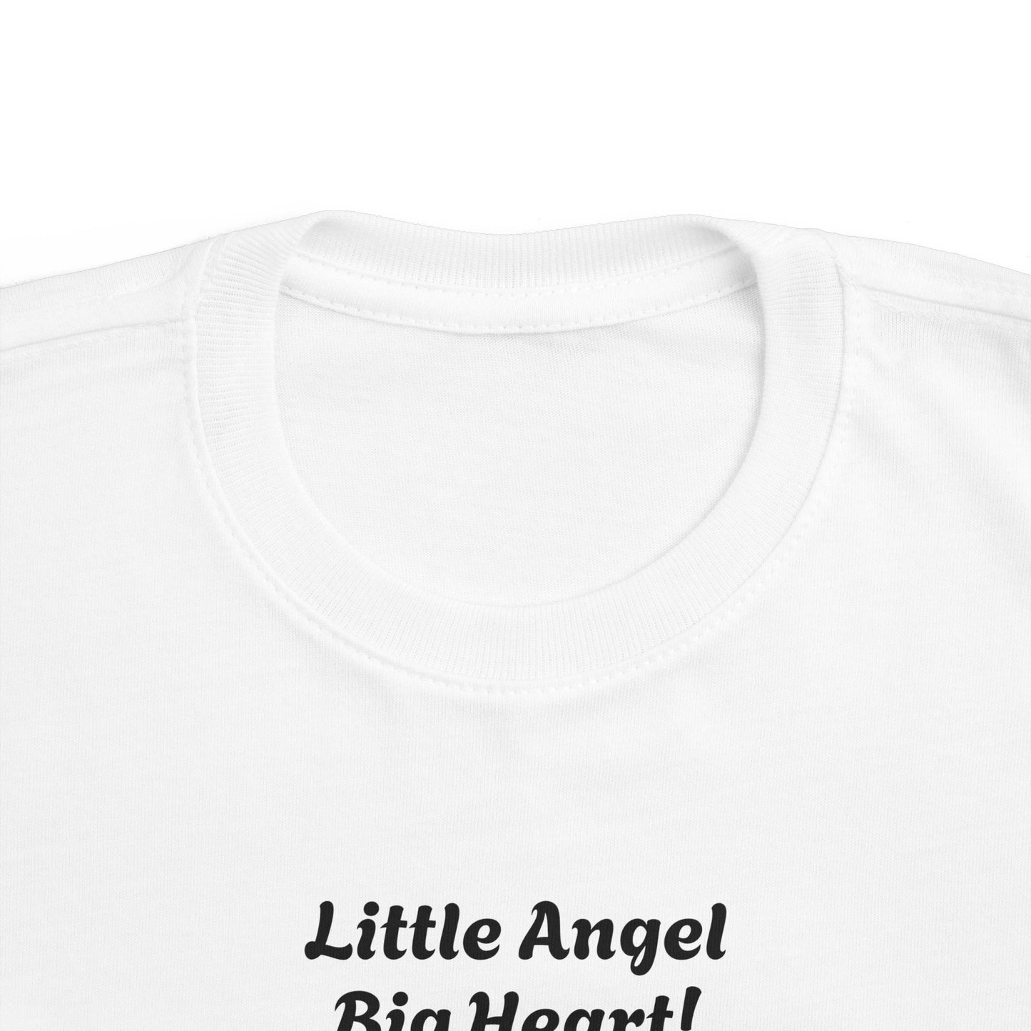 Toddler's Little Angel Big Heart Tee - Cute Kids T-Shirt for Everyday Wear