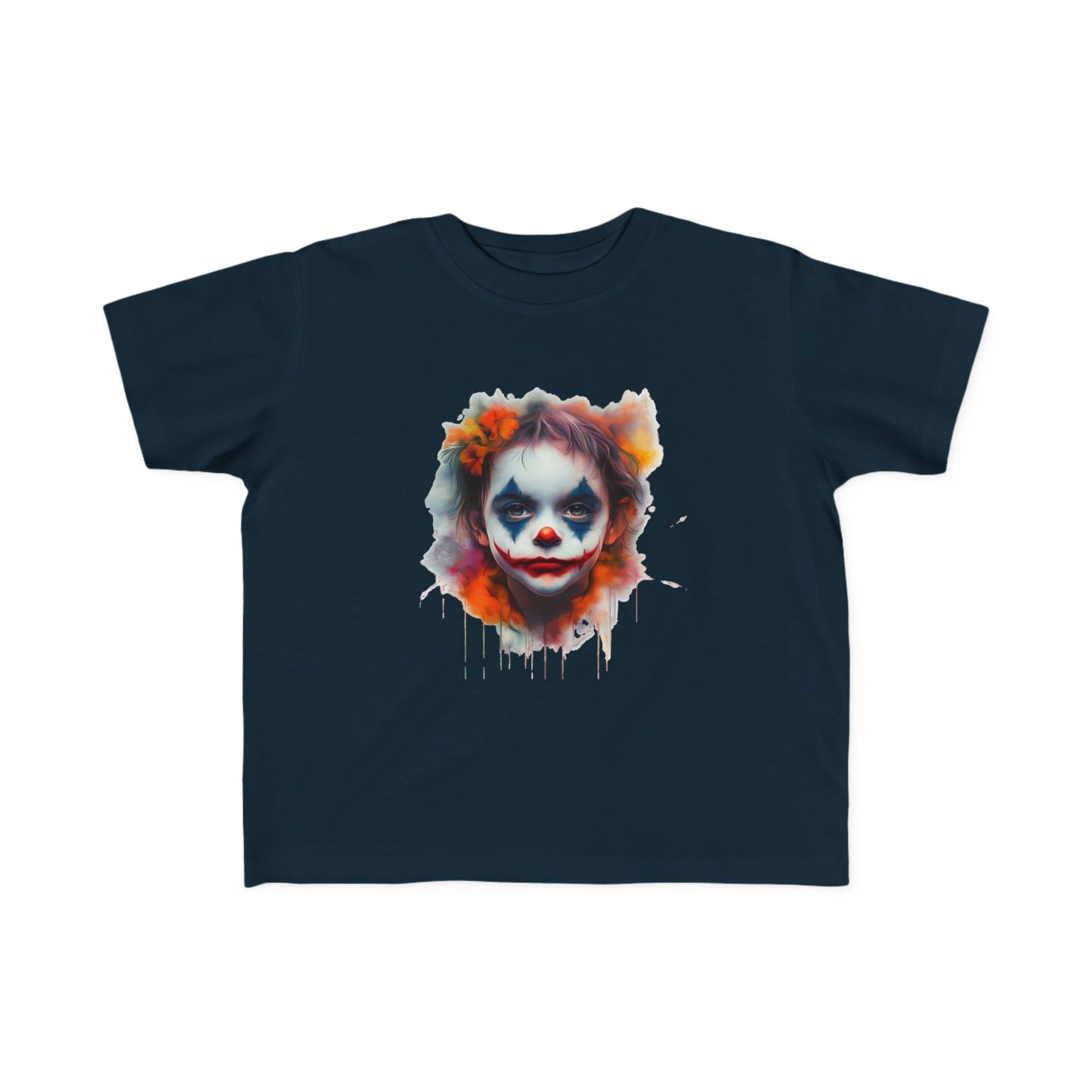 Toddler's Joker Art Tee - Colorful Clown Design for Playful Kids