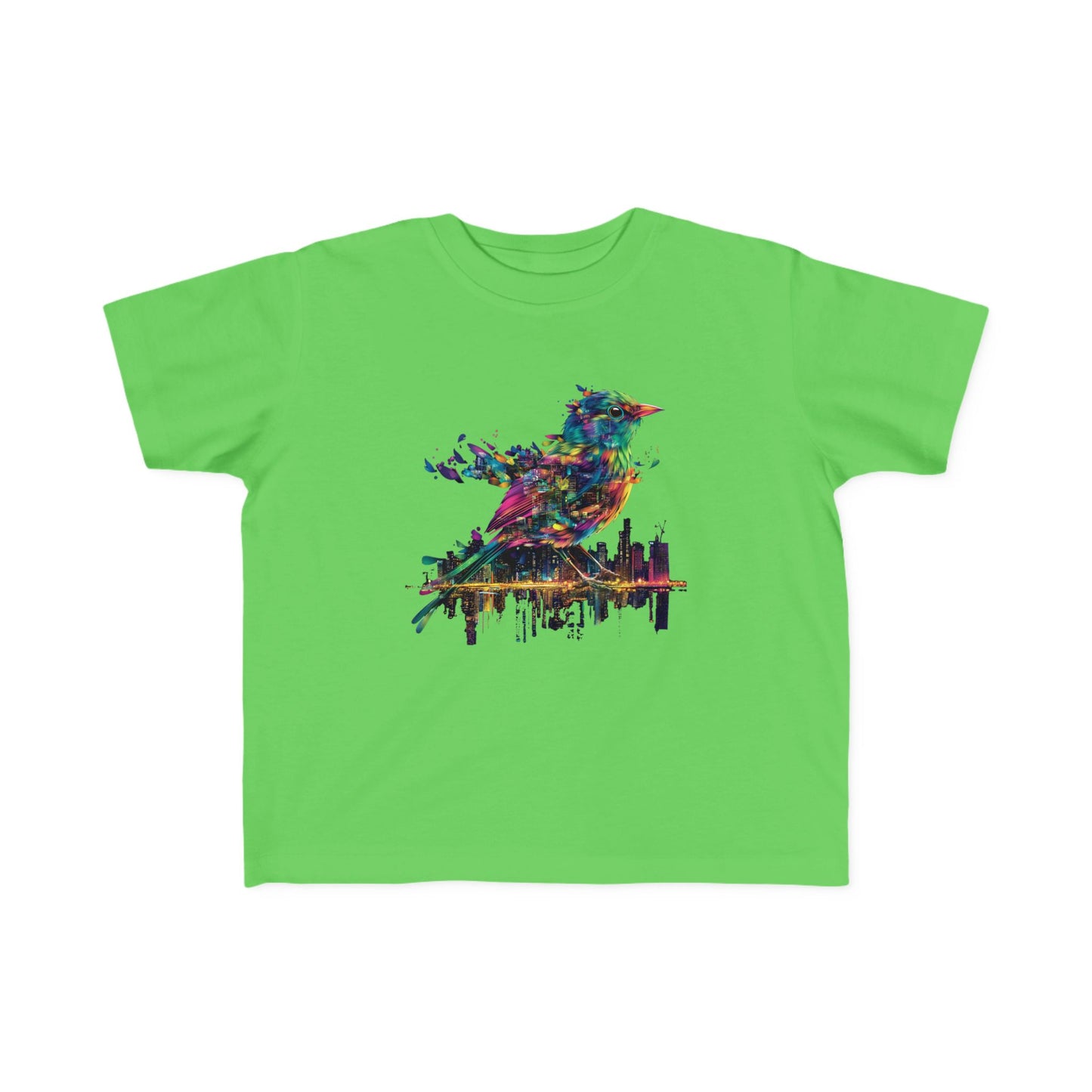 Colorful Bird Toddler Tee - Fun & Vibrant Kids Shirt