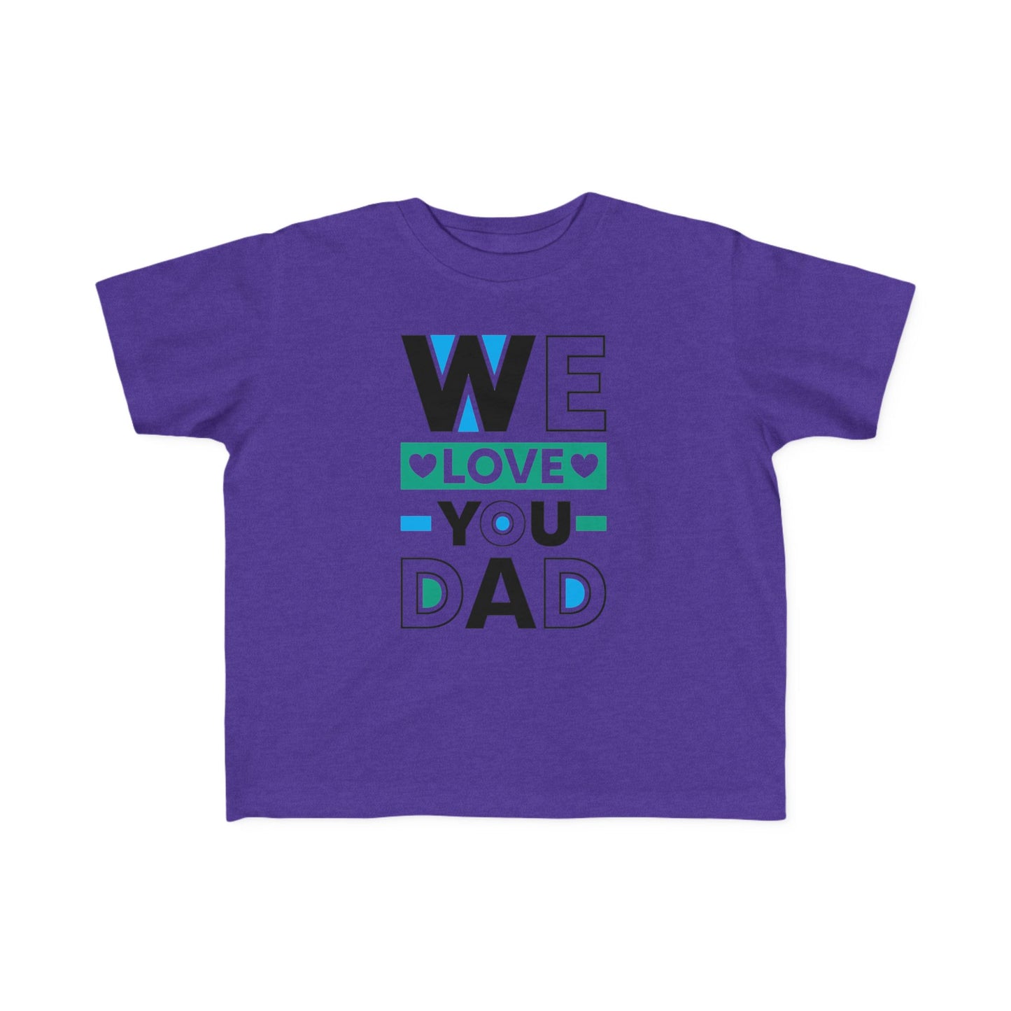 Toddler's Love for Dad Tee - Adorable Graphic T-Shirt for Father's Day and Everyday Wear