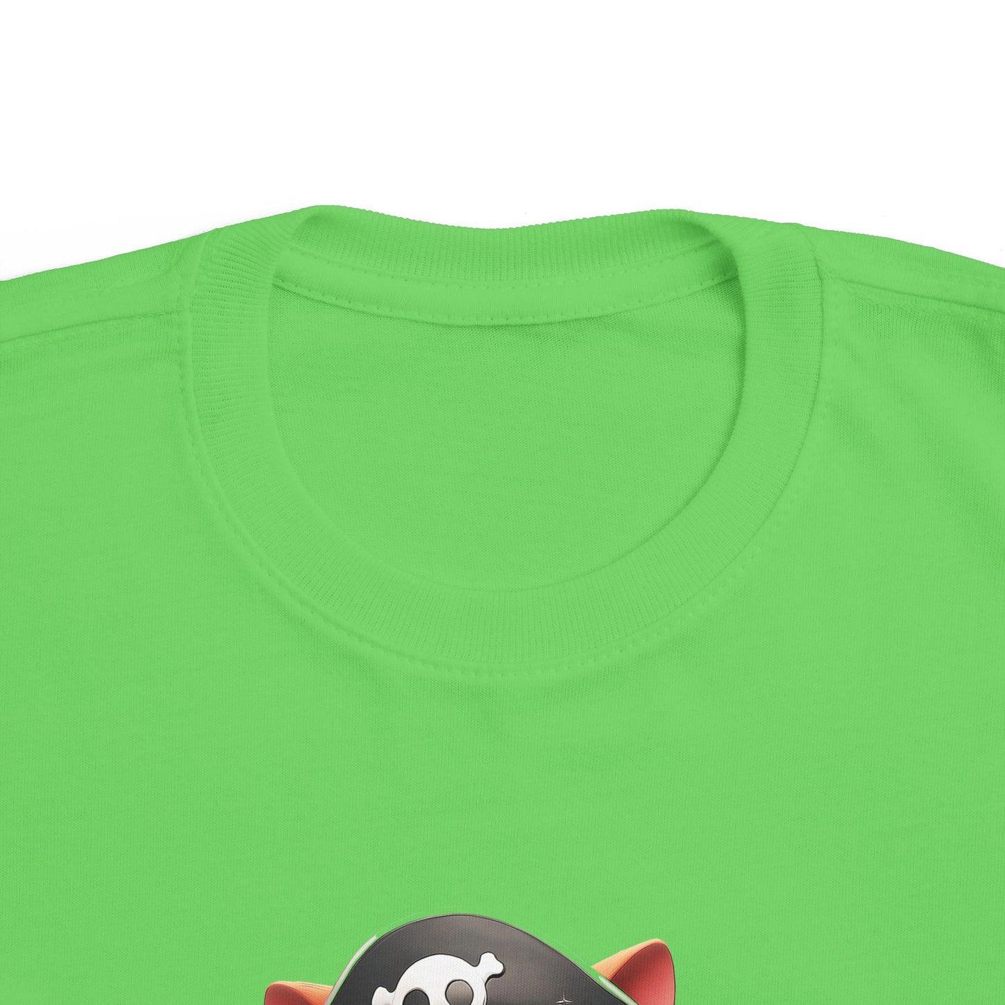 Pirate Puss Toddler Tee - Cute Kids' Pirate T-Shirt