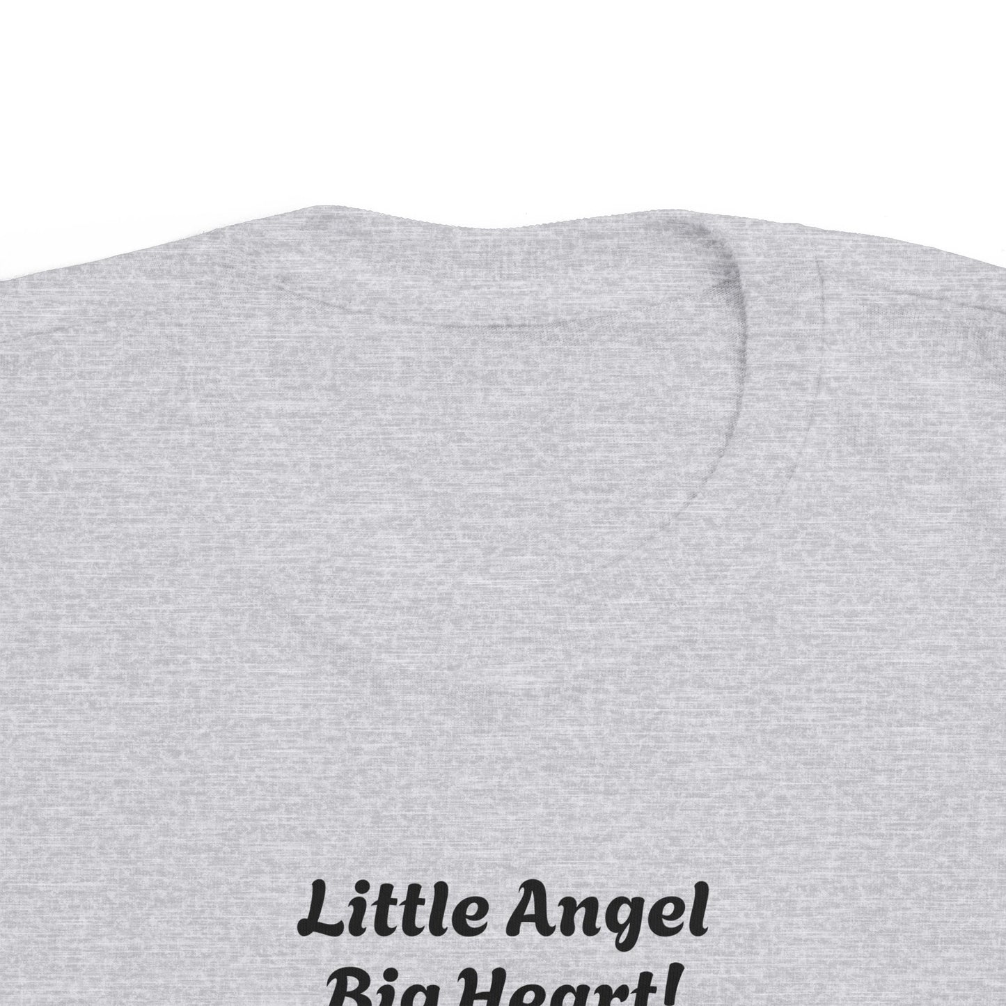 Toddler's Little Angel Big Heart Tee - Cute Kids T-Shirt for Everyday Wear