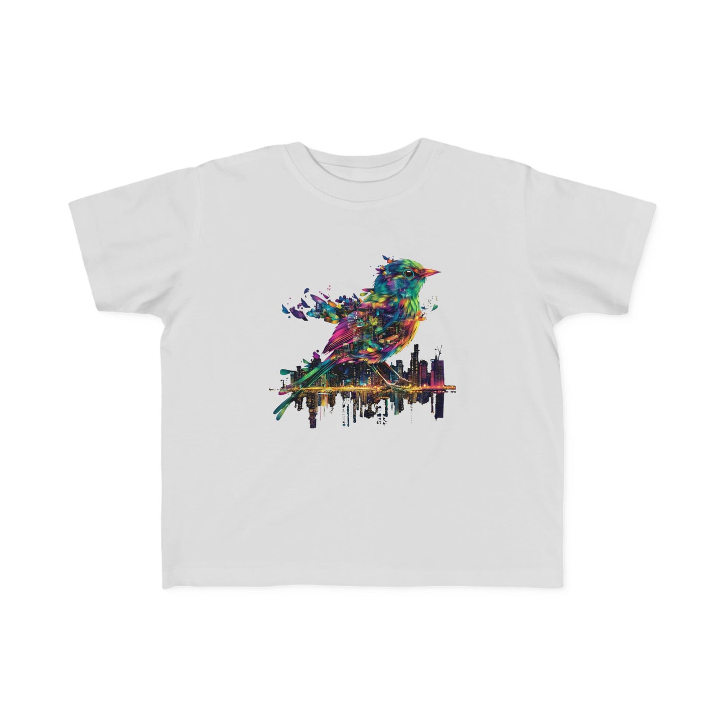 Colorful Bird Toddler Tee - Fun & Vibrant Kids Shirt