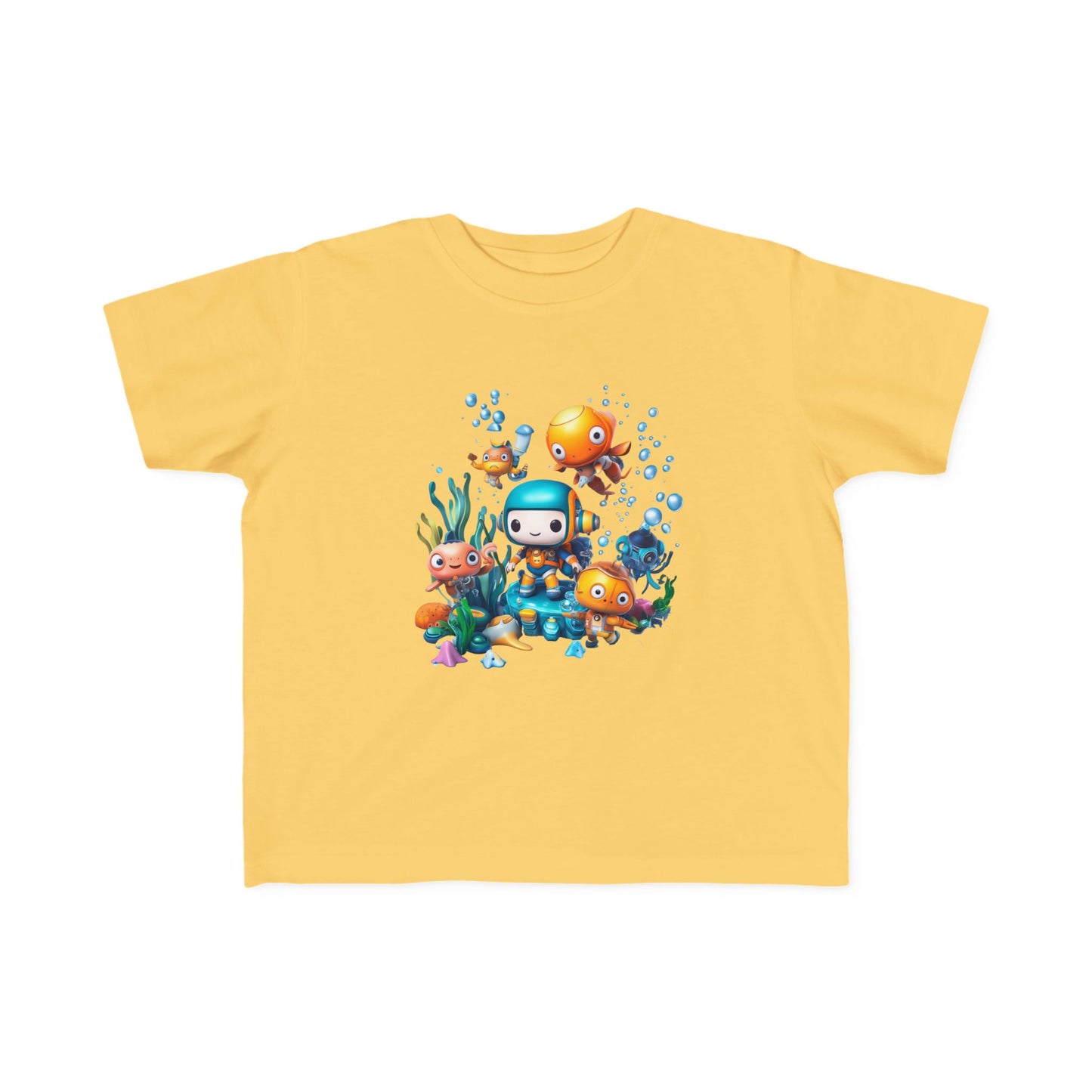 Underwater Adventure Toddler Tee - Fun Ocean Design for Kids