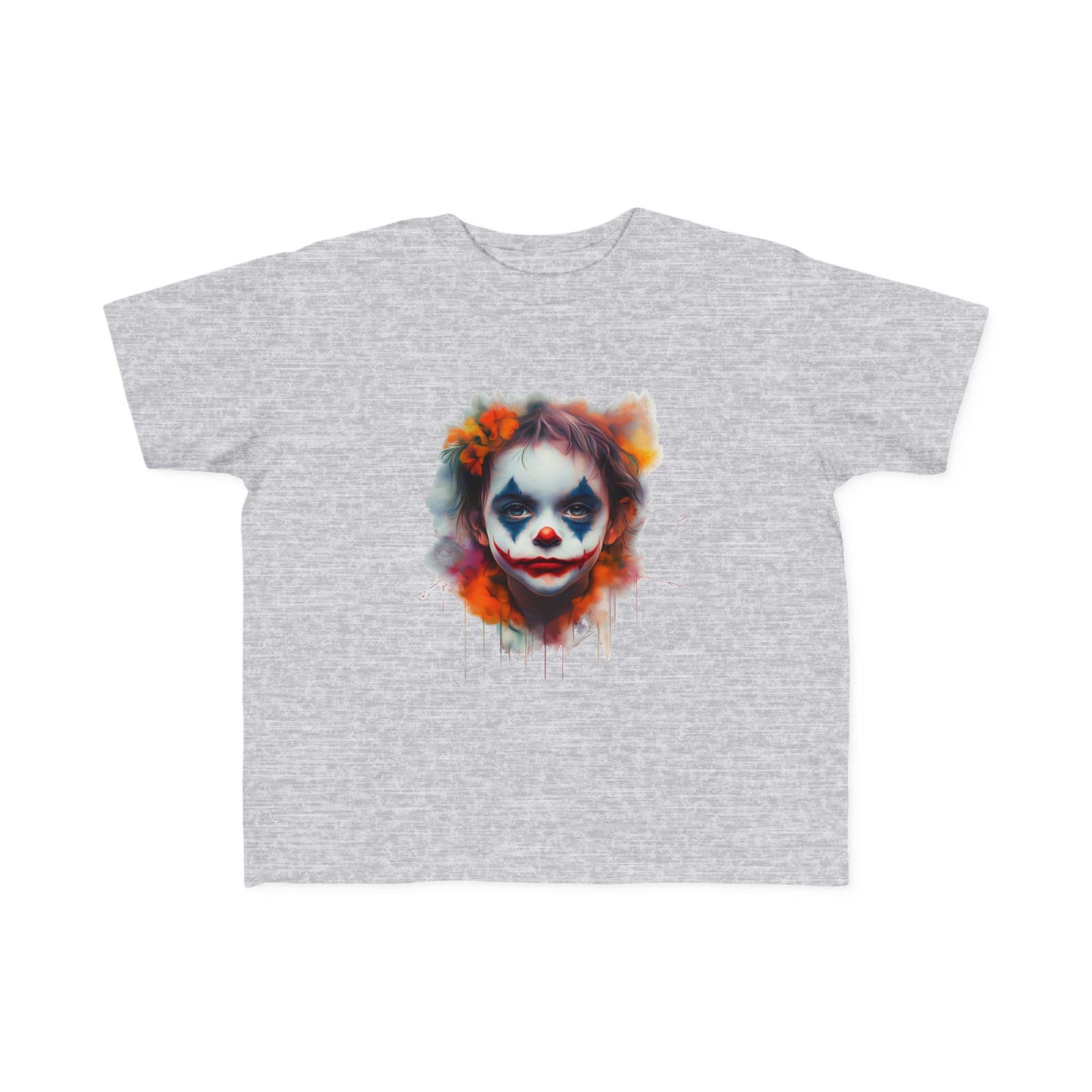 Toddler's Joker Art Tee - Colorful Clown Design for Playful Kids