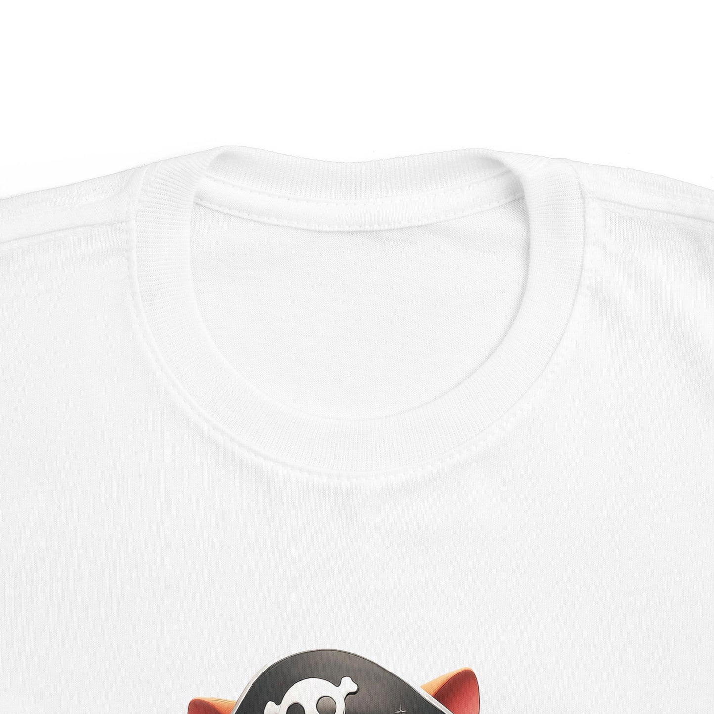 Pirate Puss Toddler Tee - Cute Kids' Pirate T-Shirt