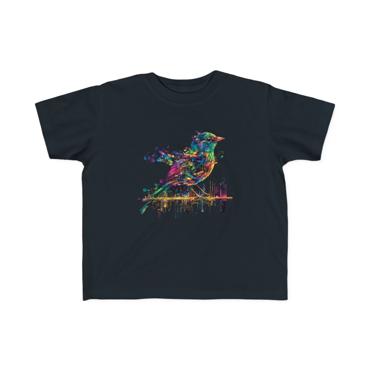 Colorful Bird Toddler Tee - Fun & Vibrant Kids Shirt